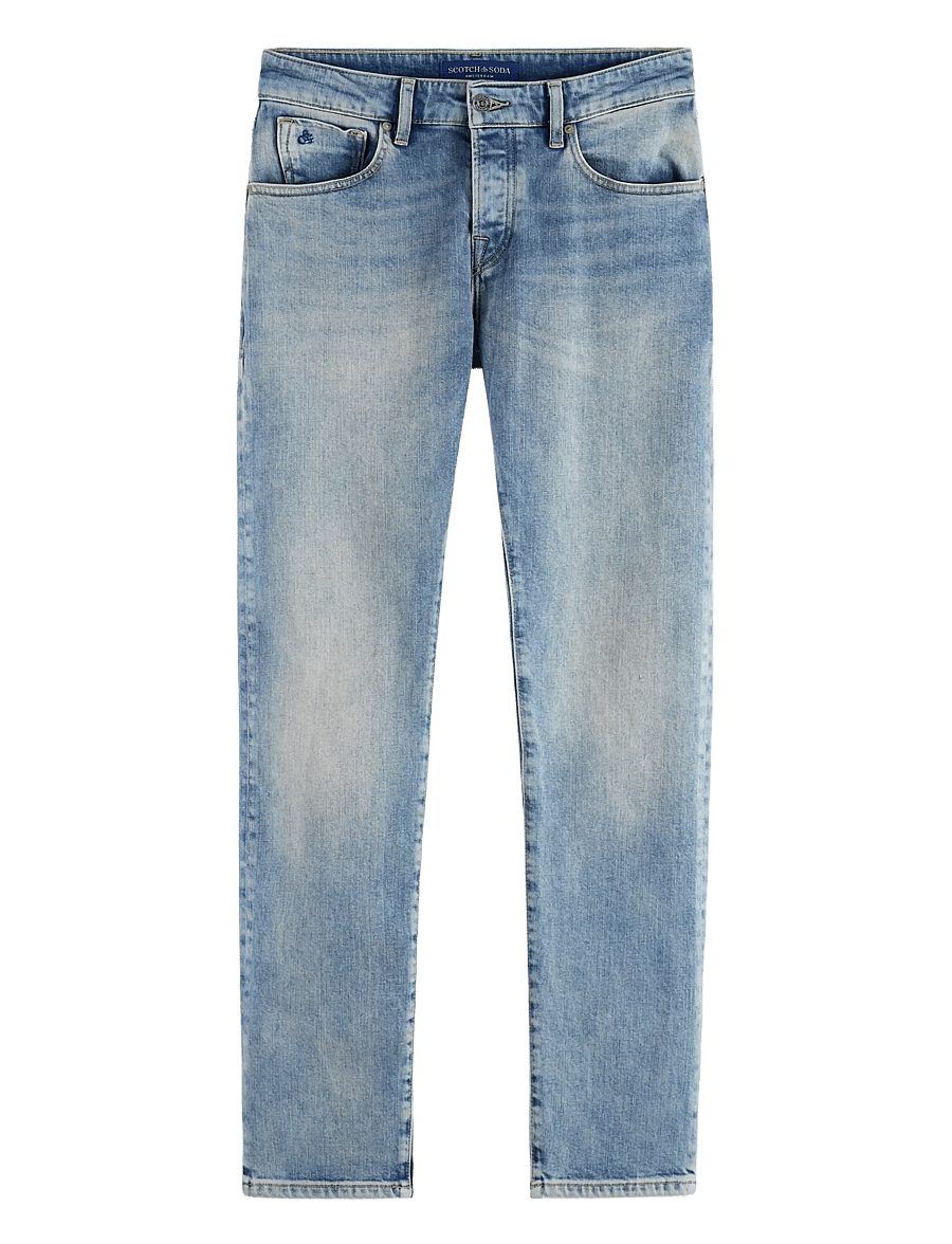 Scotch & Soda - CORE Ralston in organic cotton Aqua Blue - aqua blue - 0
