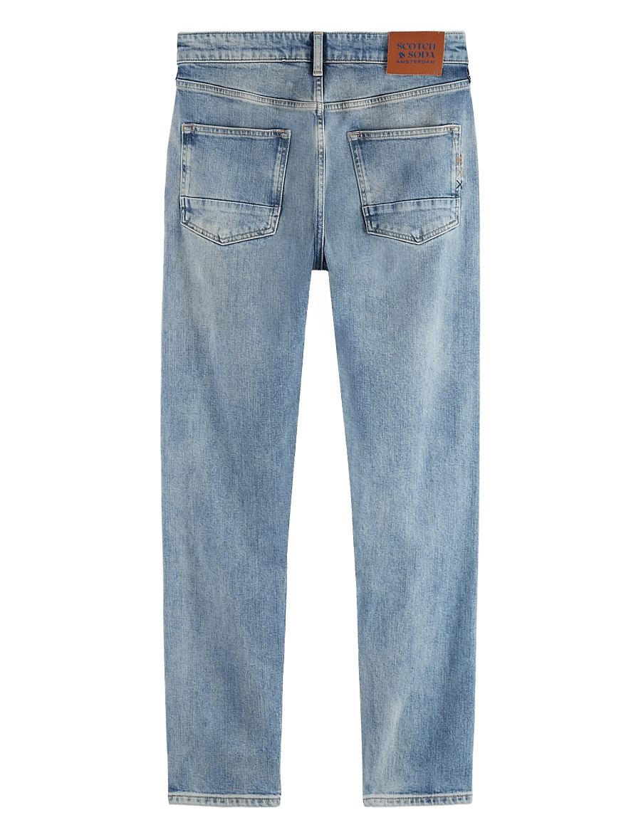 Scotch & Soda - CORE Ralston in organic cotton Aqua Blue - aqua blue - 1