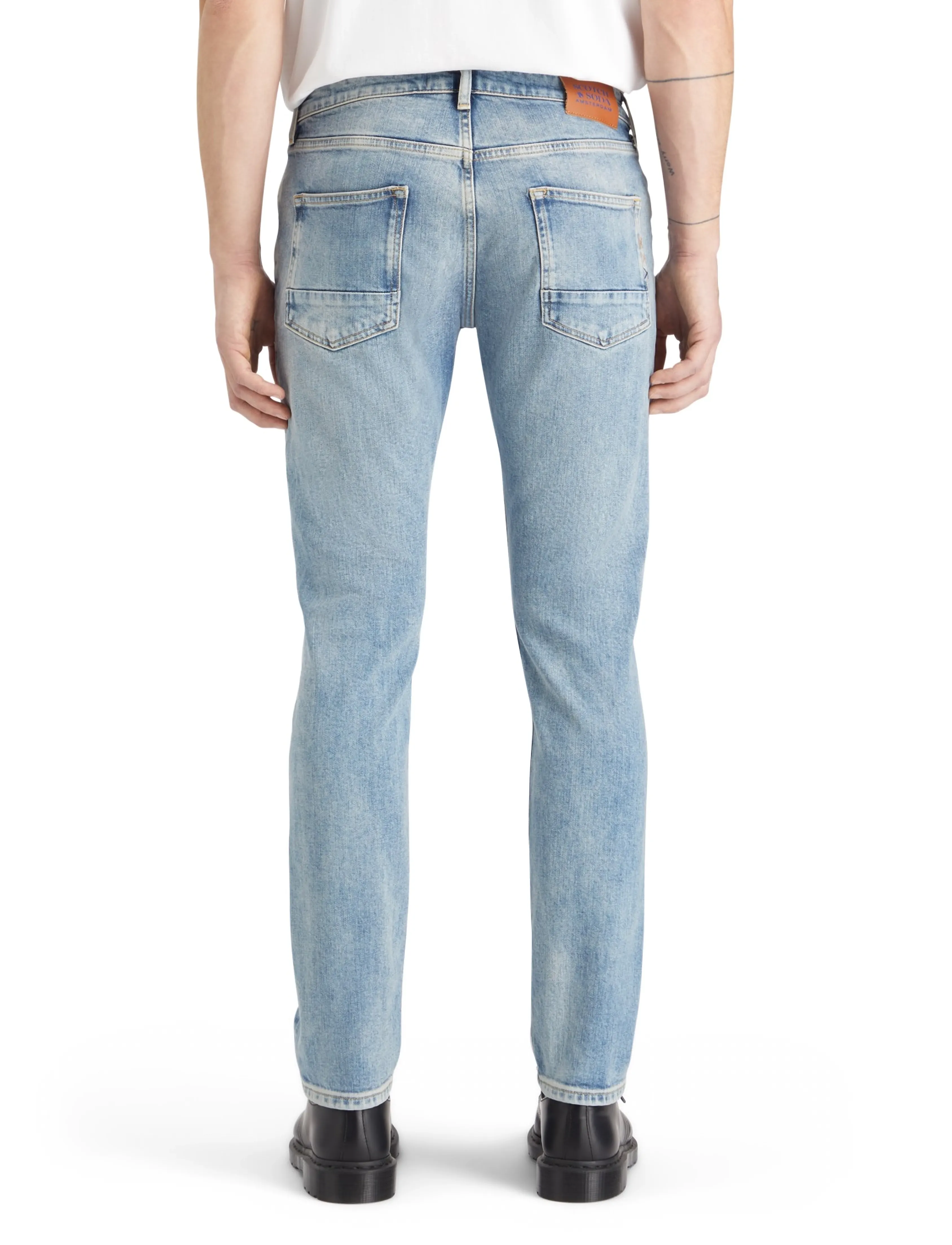 Scotch & Soda - CORE Ralston in organic cotton Aqua Blue - aqua blue - 4