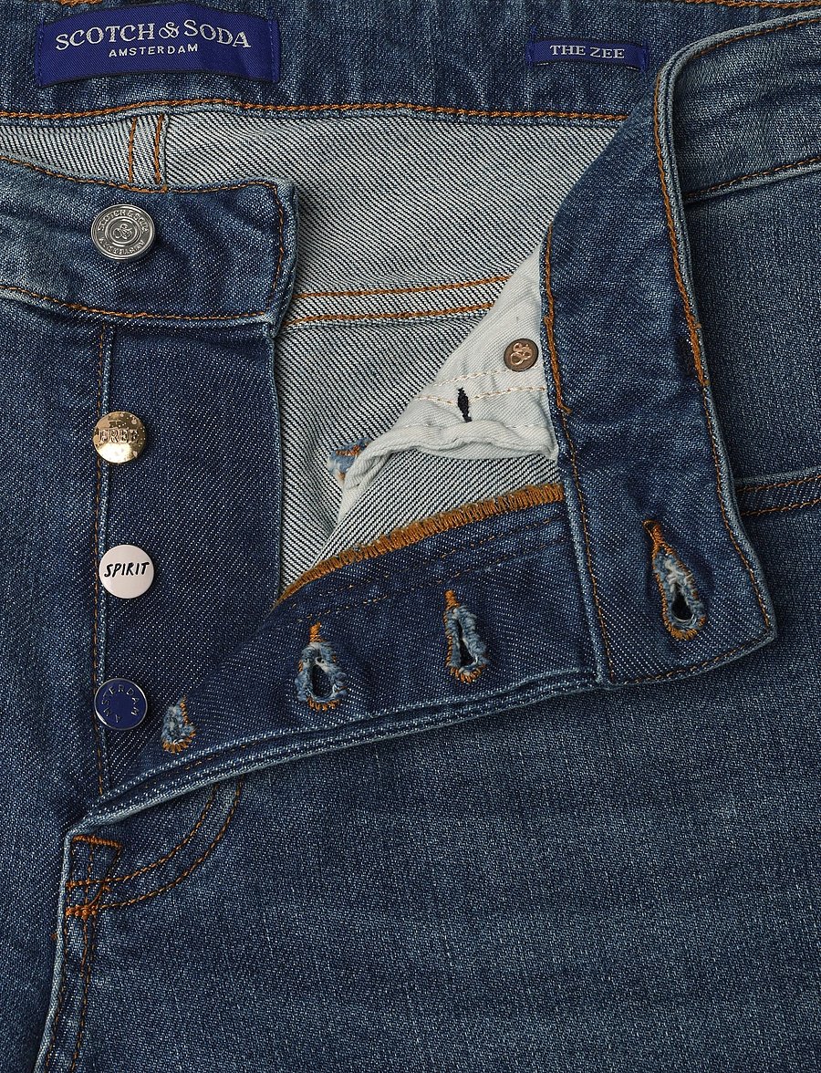 Scotch & Soda - CORE The Zee straight fit jeans Blue Moves - regular jeans - blue moves - 5