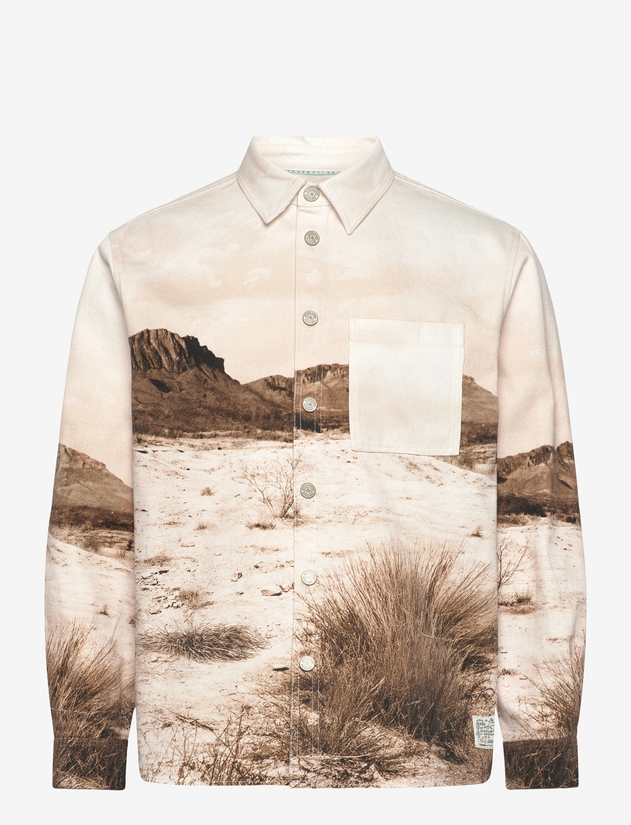 Scotch & Soda - Scenery Overshirt - hemden mit muster - longhorn sepia - 1
