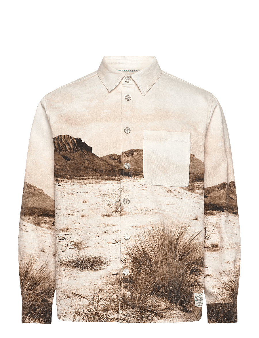 Scotch & Soda - Scenery Overshirt - gemusterte hemden - longhorn sepia - 1