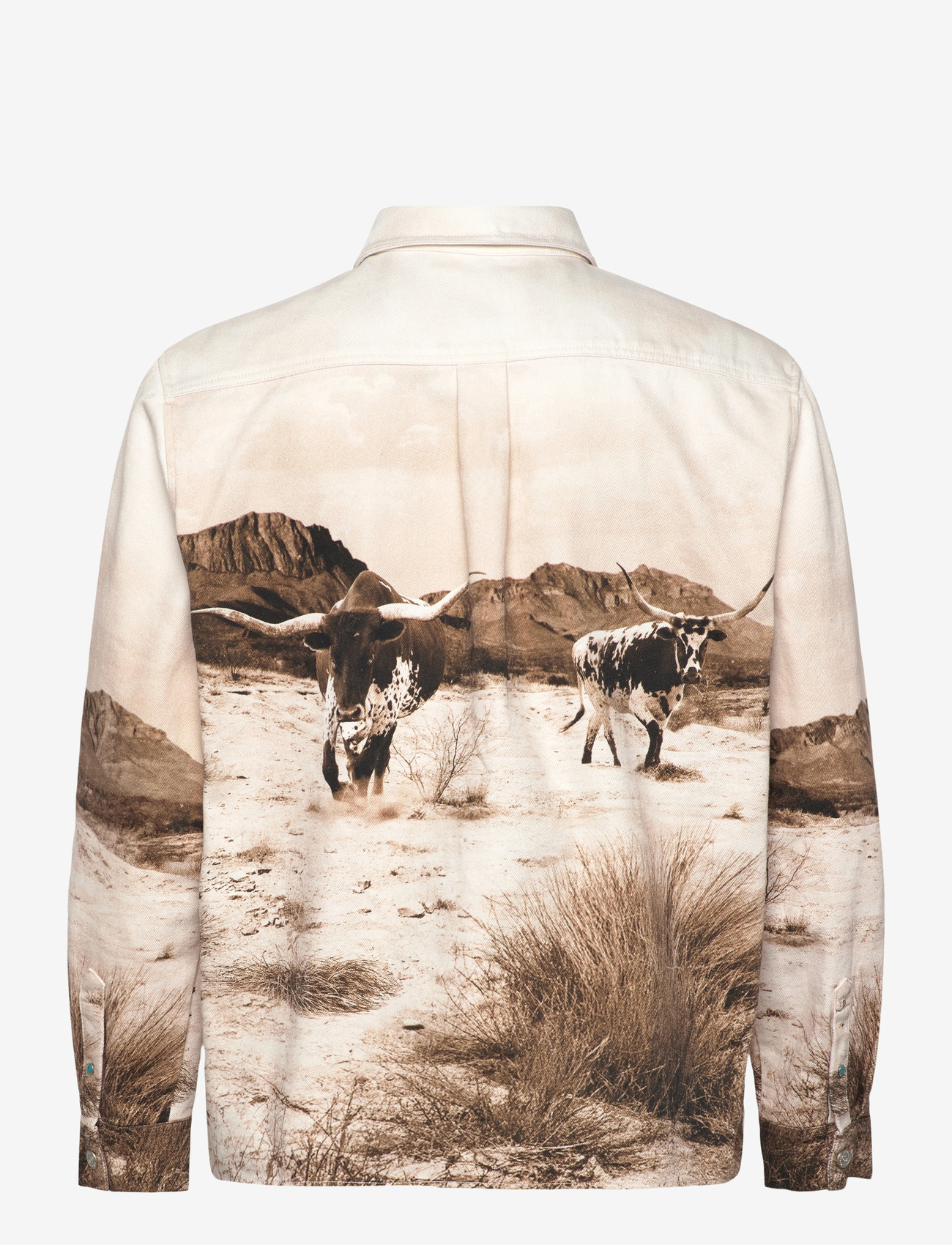 Scotch & Soda - Scenery Overshirt - hemden mit muster - longhorn sepia - 2