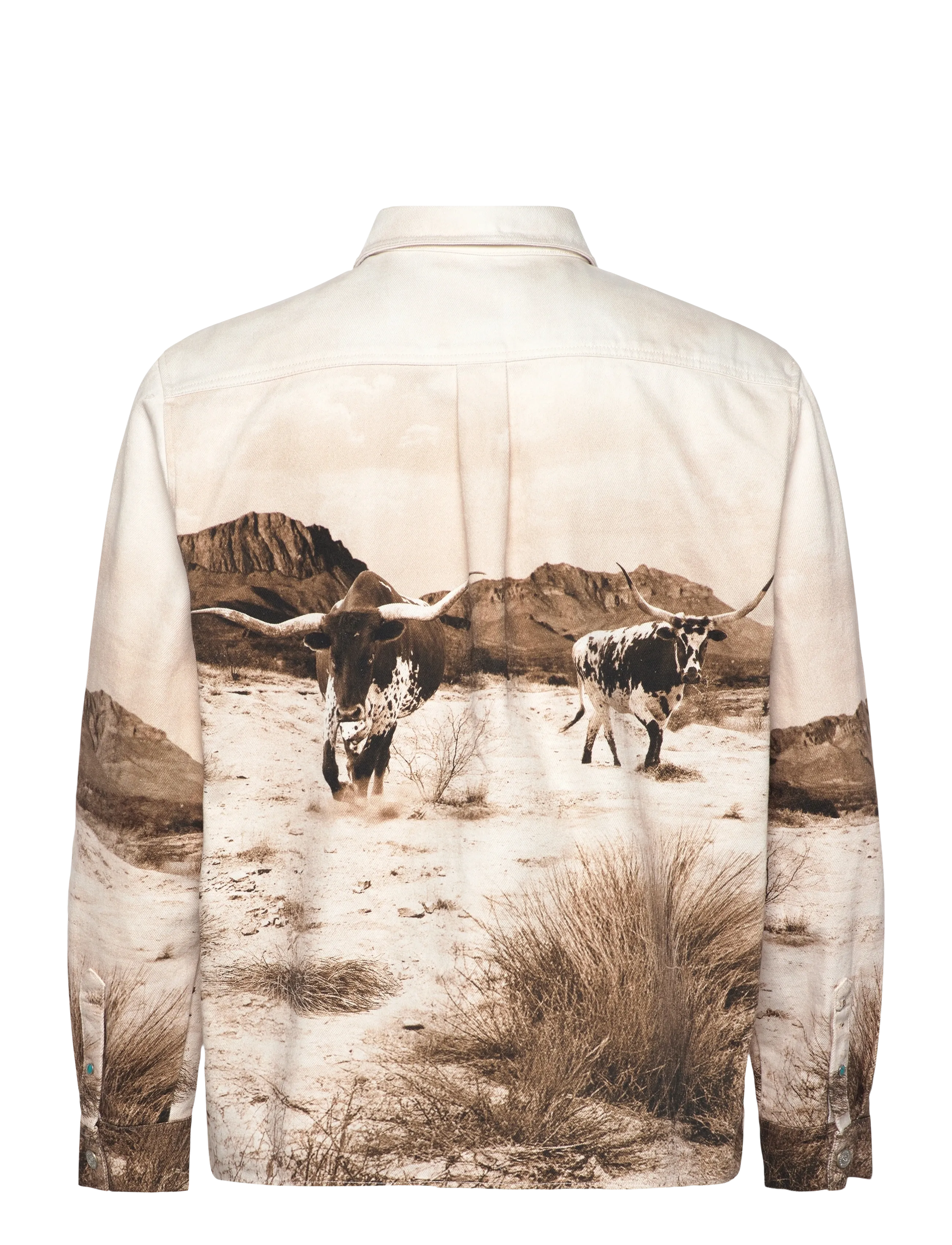Scotch & Soda - Scenery Overshirt - hemden mit muster - longhorn sepia - 2