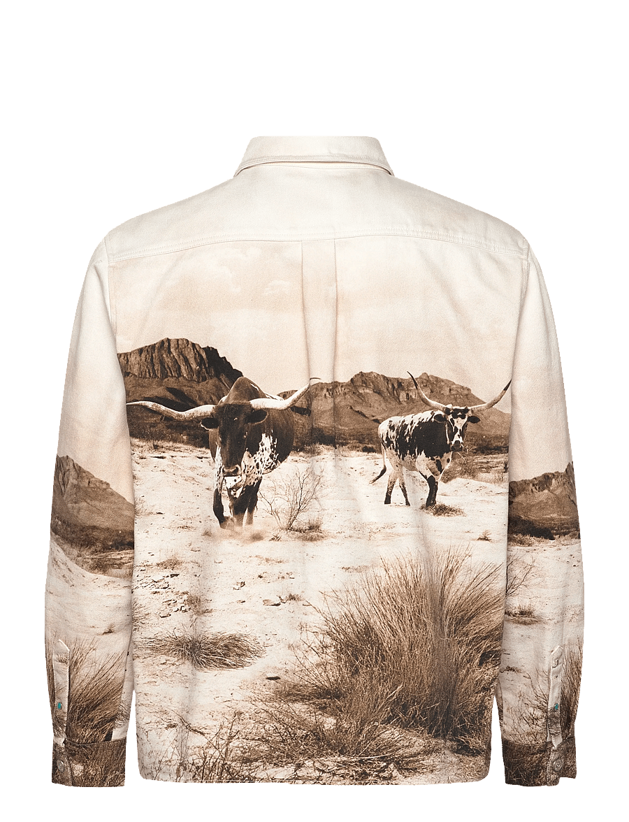 Scotch & Soda - Scenery Overshirt - gemusterte hemden - longhorn sepia - 2