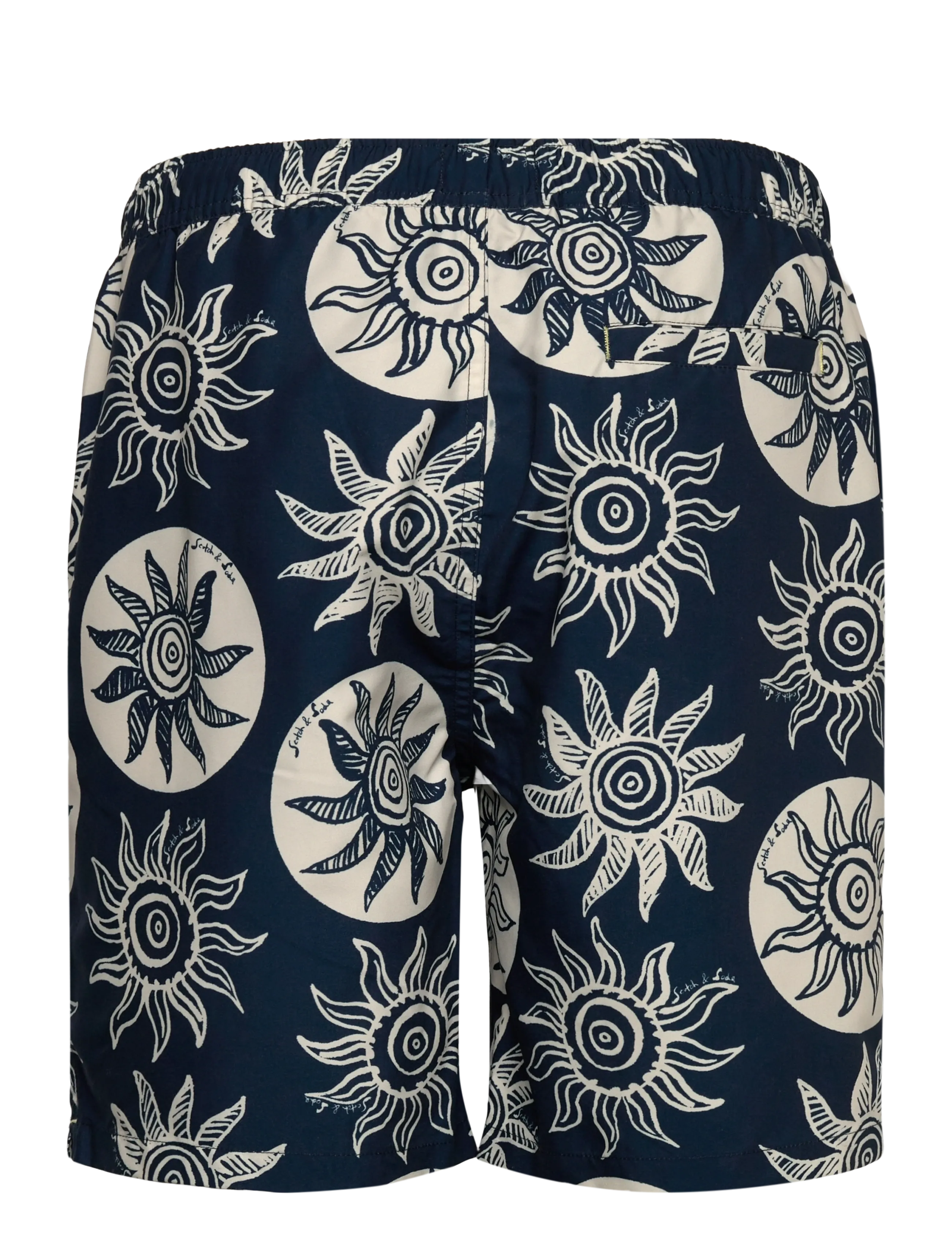 Scotch & Soda - Printed Longlength Swim Shorts - badeshorts - suns captains blue - 2