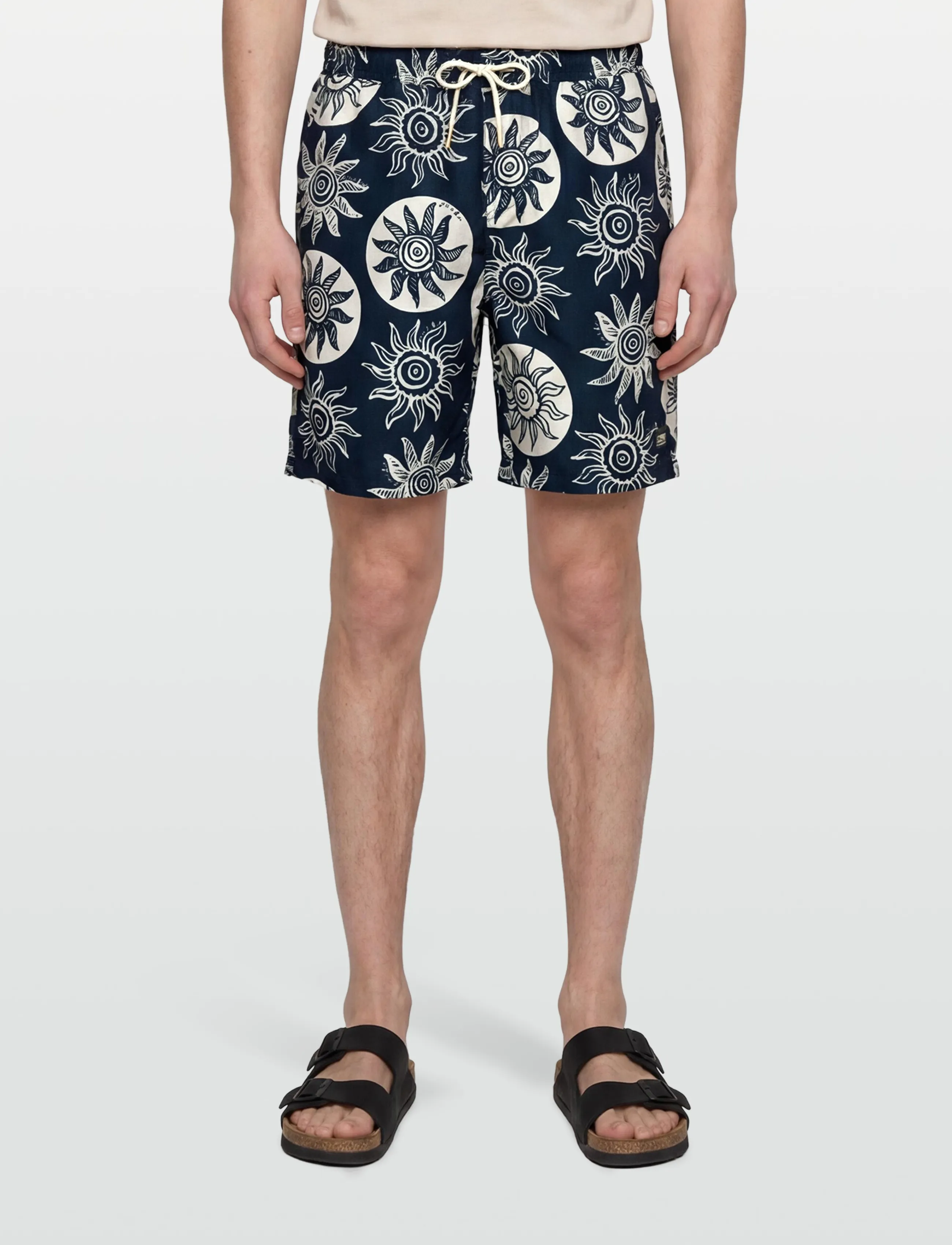 Scotch & Soda - Printed Longlength Swim Shorts - badeshorts - suns captains blue - 3