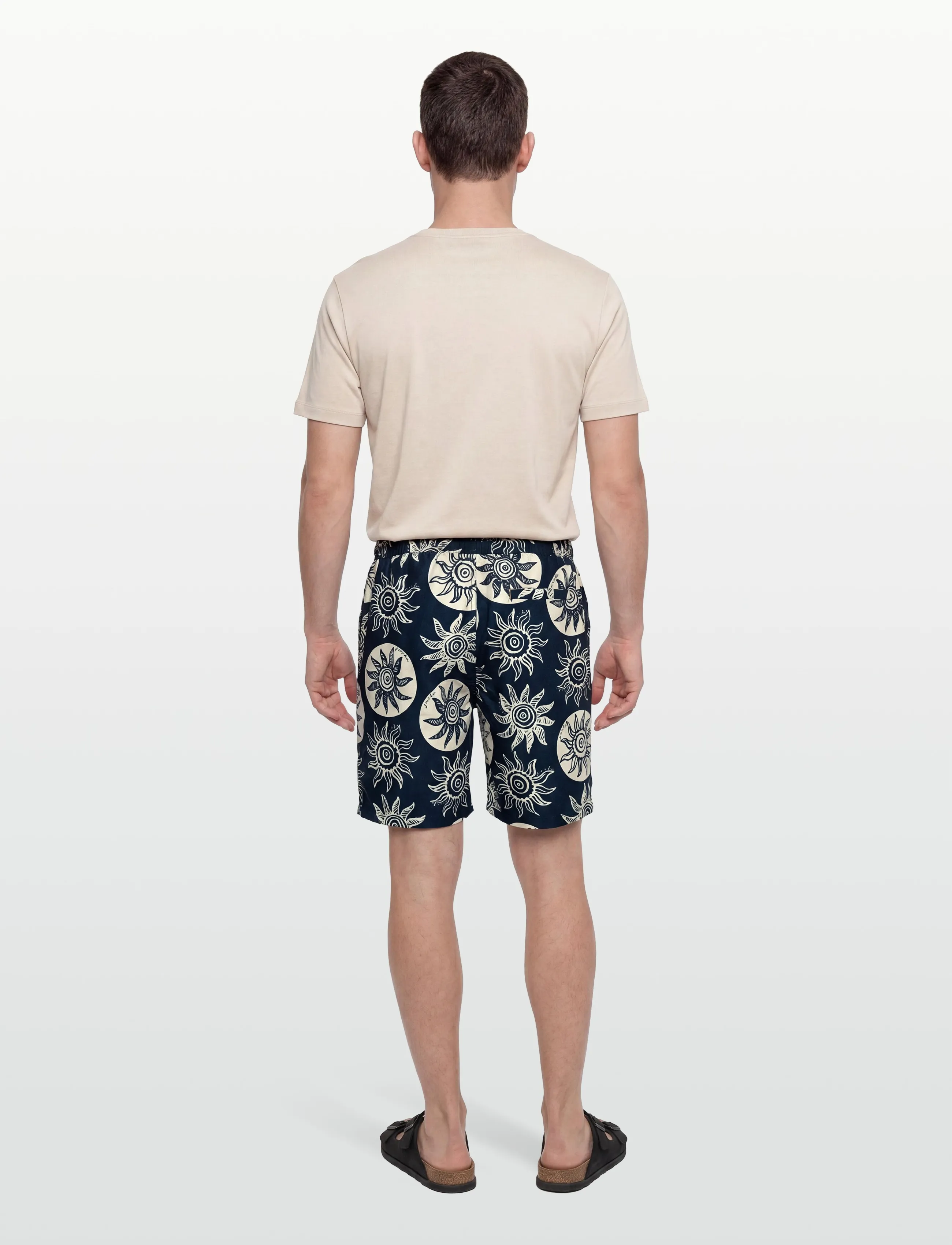 Scotch & Soda - Printed Longlength Swim Shorts - badeshorts - suns captains blue - 4