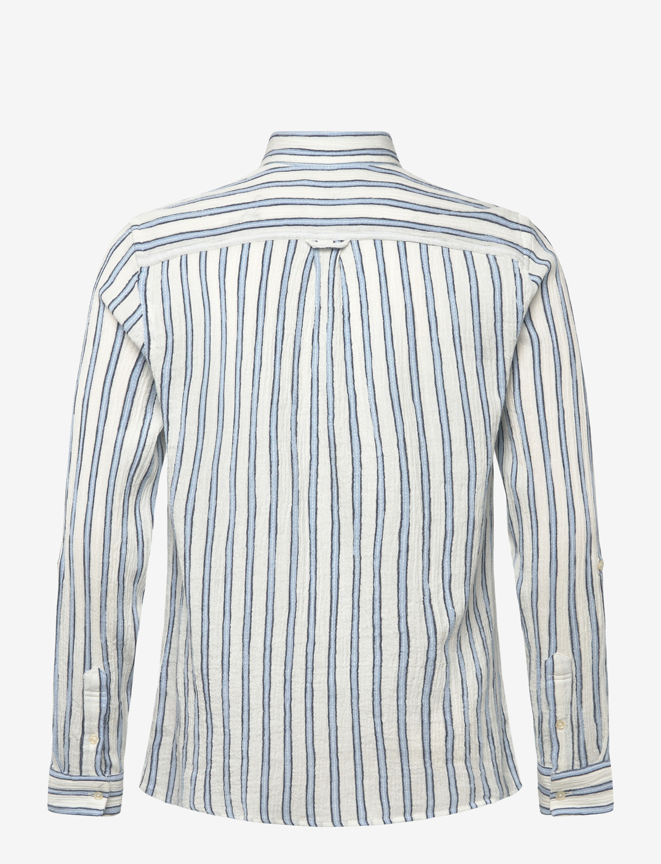 Scotch & Soda - Striped Crinkle Structure Regularfit Shirt - gestreifte hemden - windsurfer stripe - 1