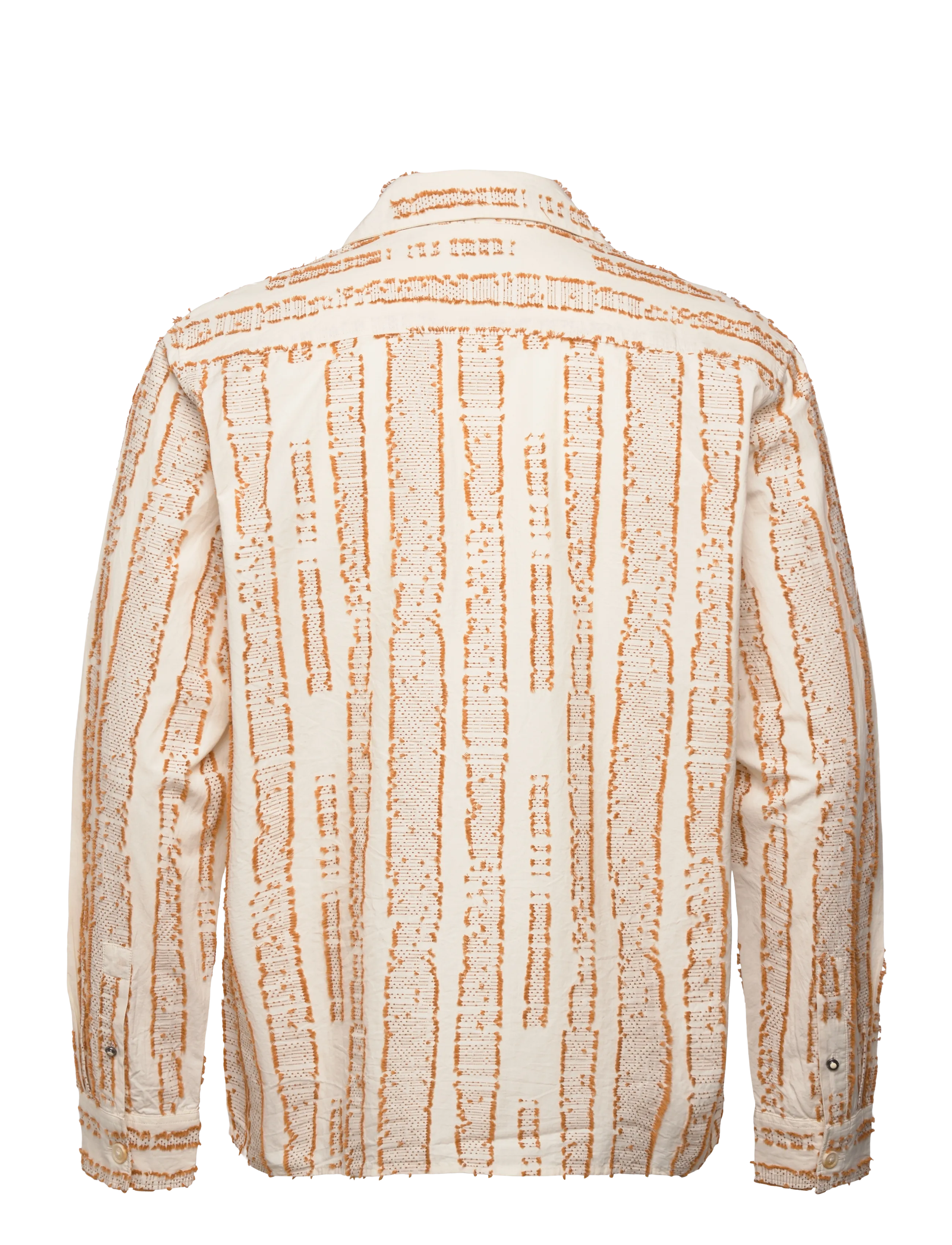 Scotch & Soda - Jacquard Structure Boxyfit Shirt - pattern shirts - eggnog - 2
