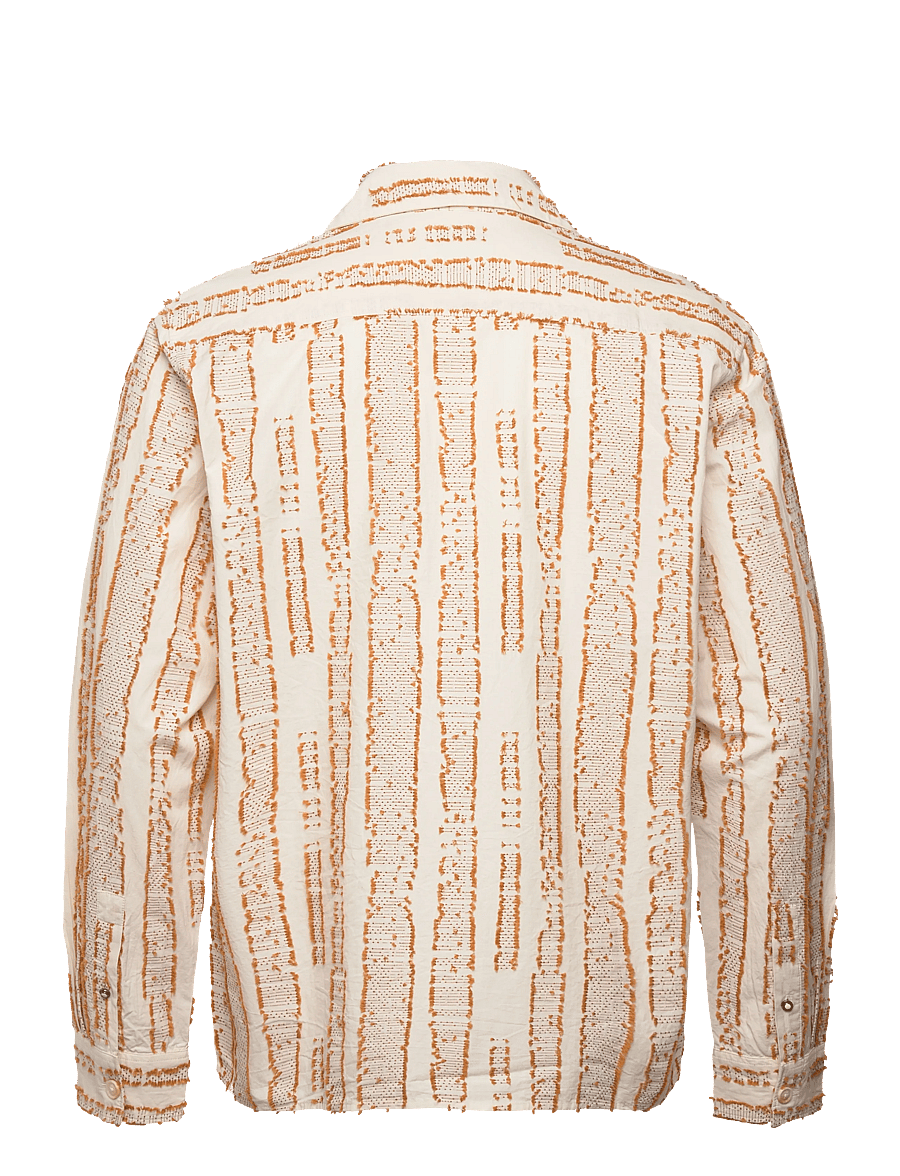 Scotch & Soda - Jacquard Structure Boxyfit Shirt - pattern shirts - eggnog - 2