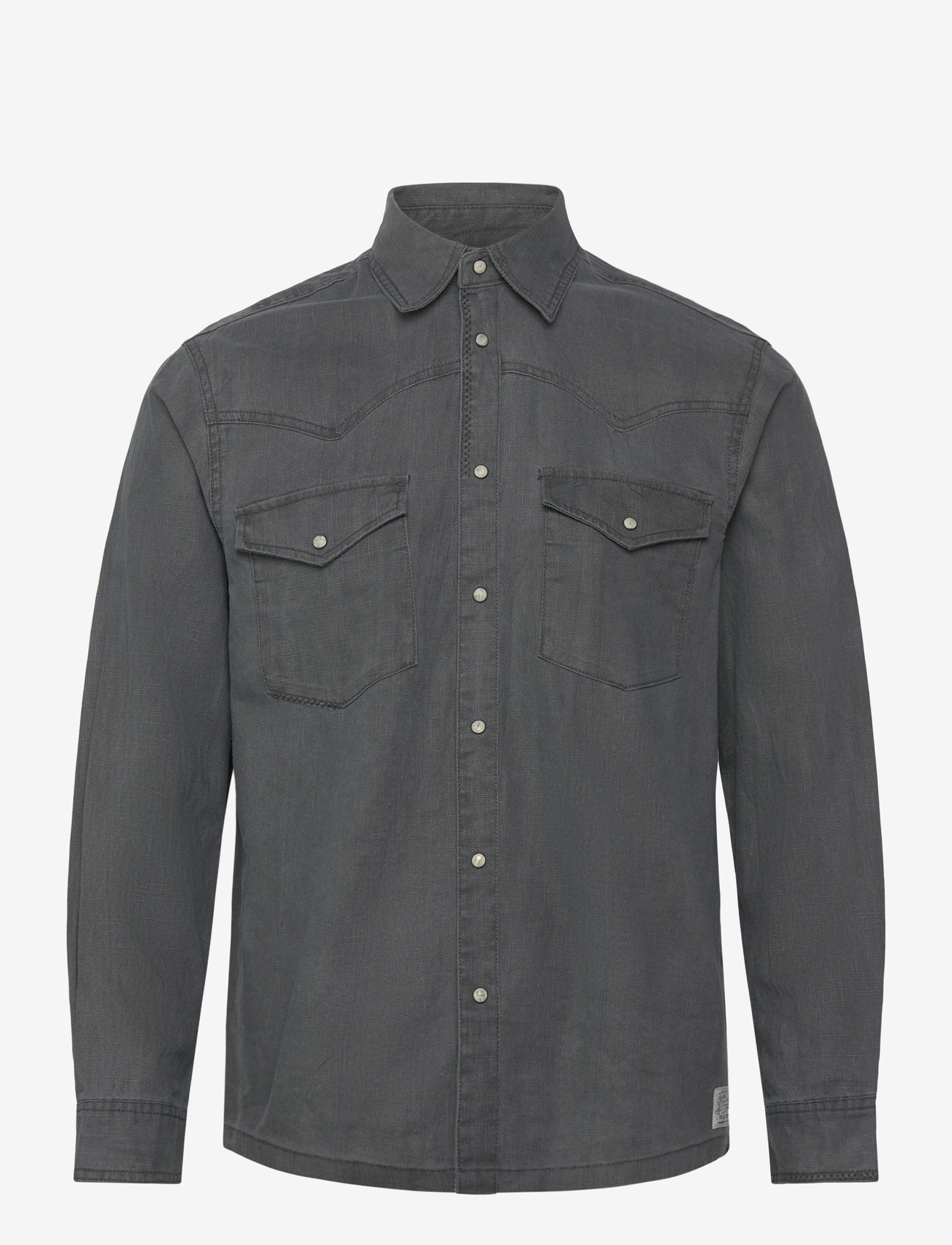 Scotch & Soda - Denim Relaxedfit Washed Shirt - denimskjorter - meteorite - 0