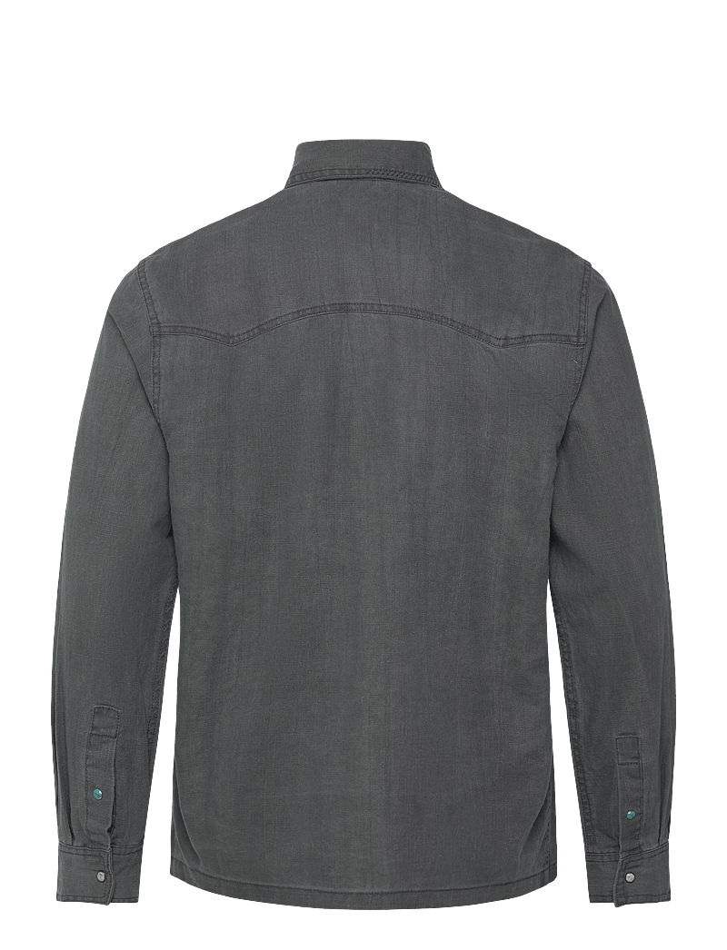 Scotch & Soda - Denim Relaxedfit Washed Shirt - denimskjorter - meteorite - 1