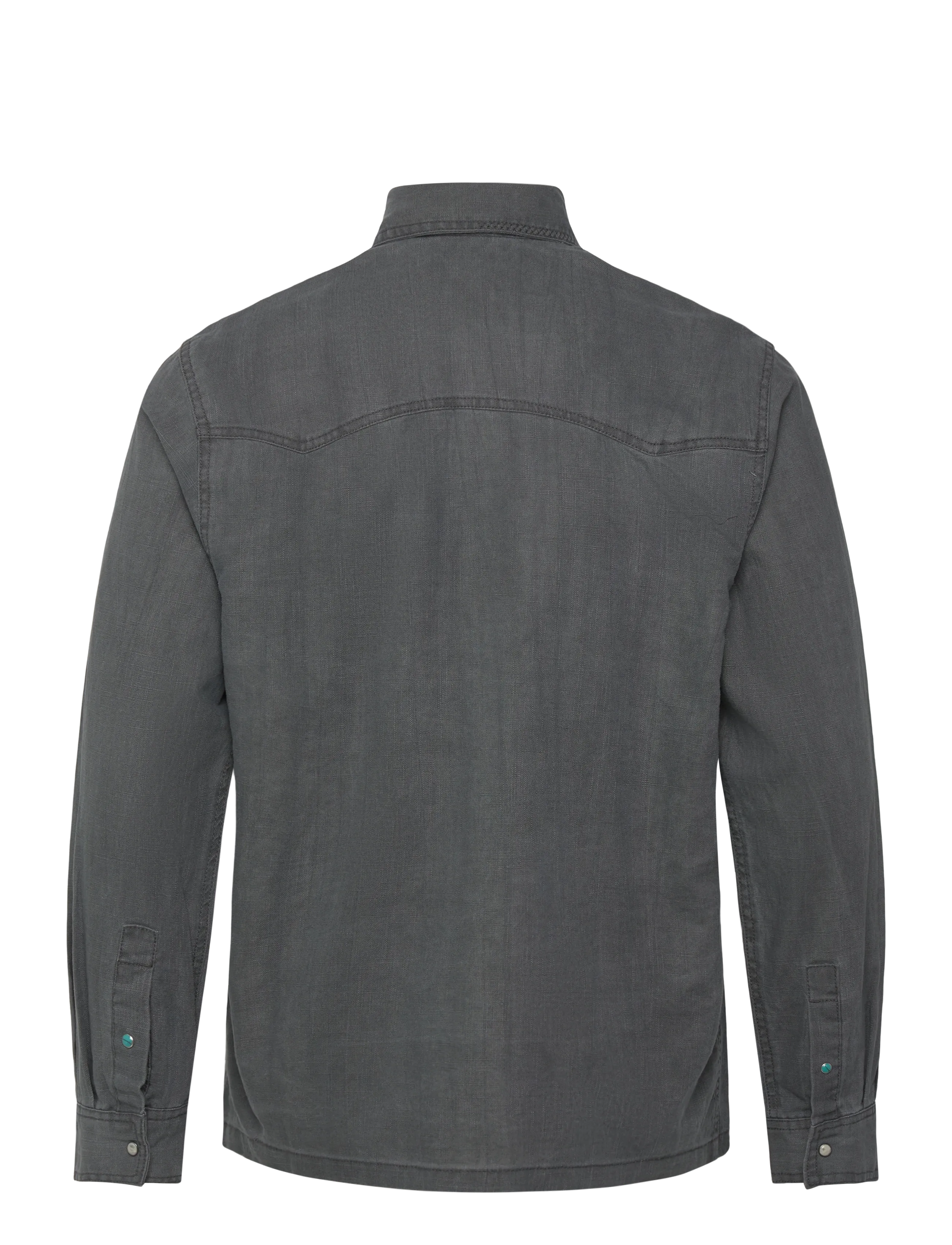 Scotch & Soda - Denim Relaxedfit Washed Shirt - chemises en jean - meteorite - 2