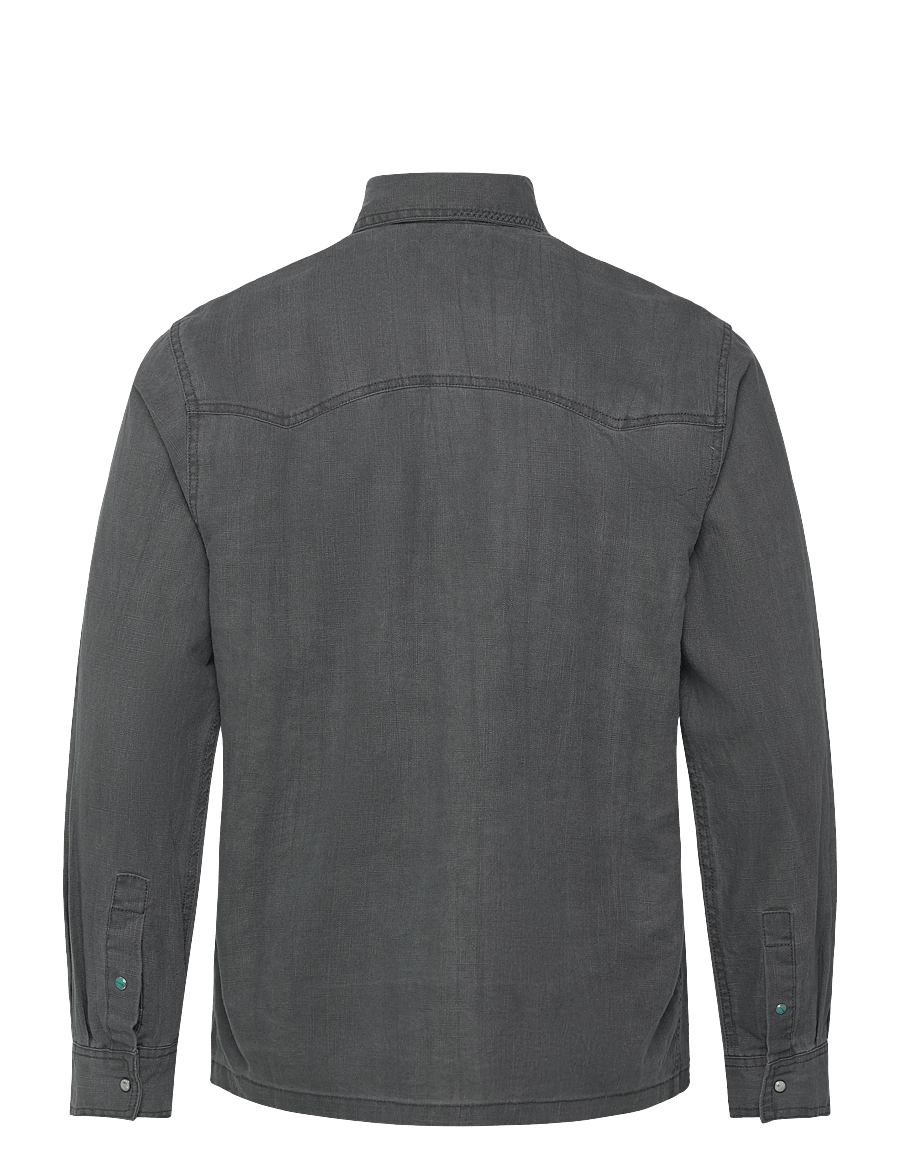 Scotch & Soda - Denim Relaxedfit Washed Shirt - teksasärgid - meteorite - 2