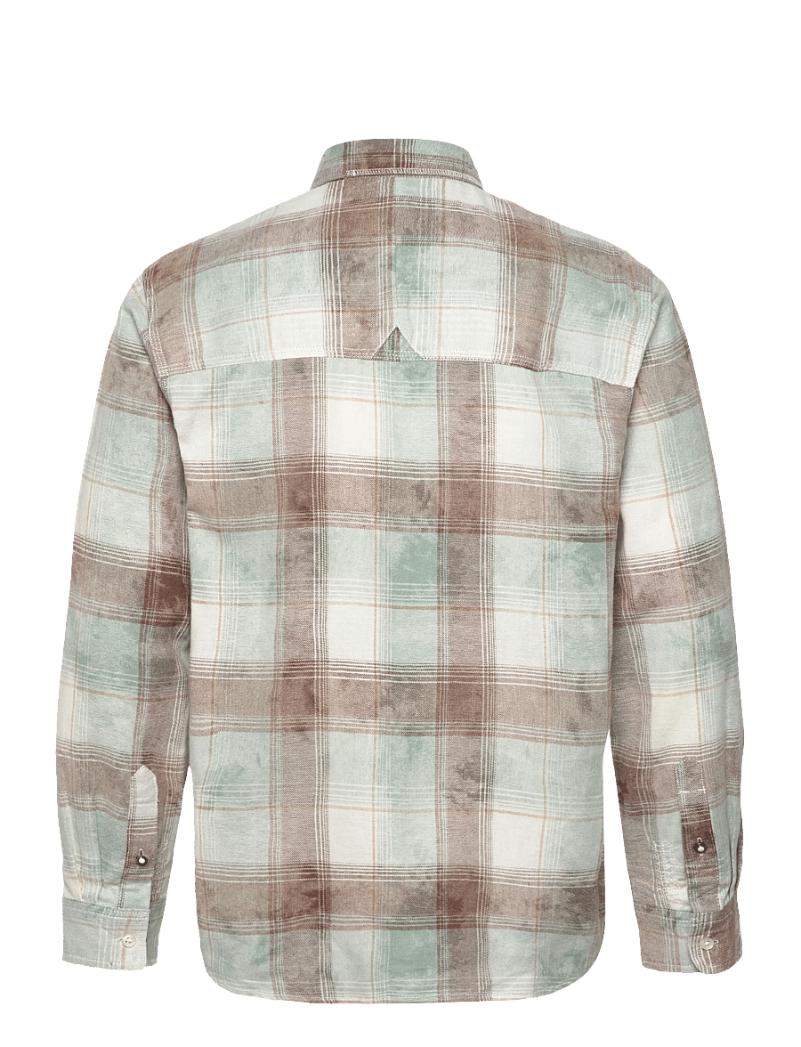 Scotch & Soda - Washed Check Relaxedfit Shirt - flannel-skjorter - tahitian teal check - 2