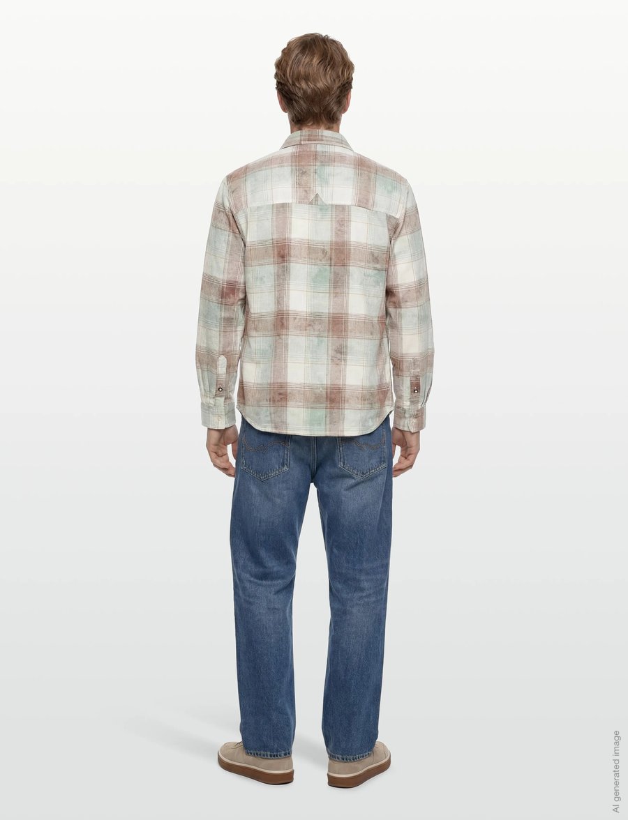 Scotch & Soda - Washed Check Relaxedfit Shirt - flannel-skjorter - tahitian teal check - 4