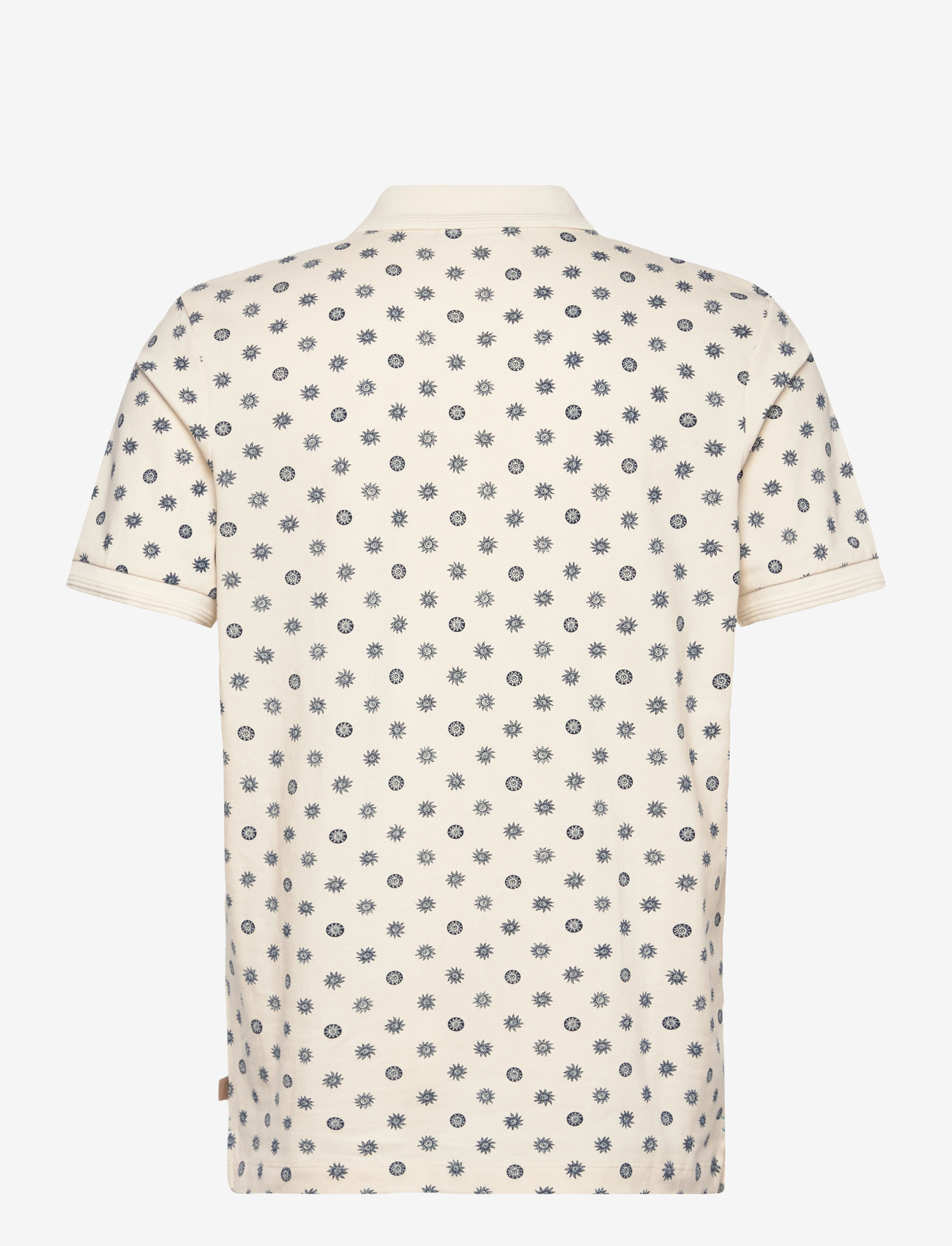 Scotch & Soda - Microprinted Regularfit Polo - kortærmede poloer - foulard eggnog - 2