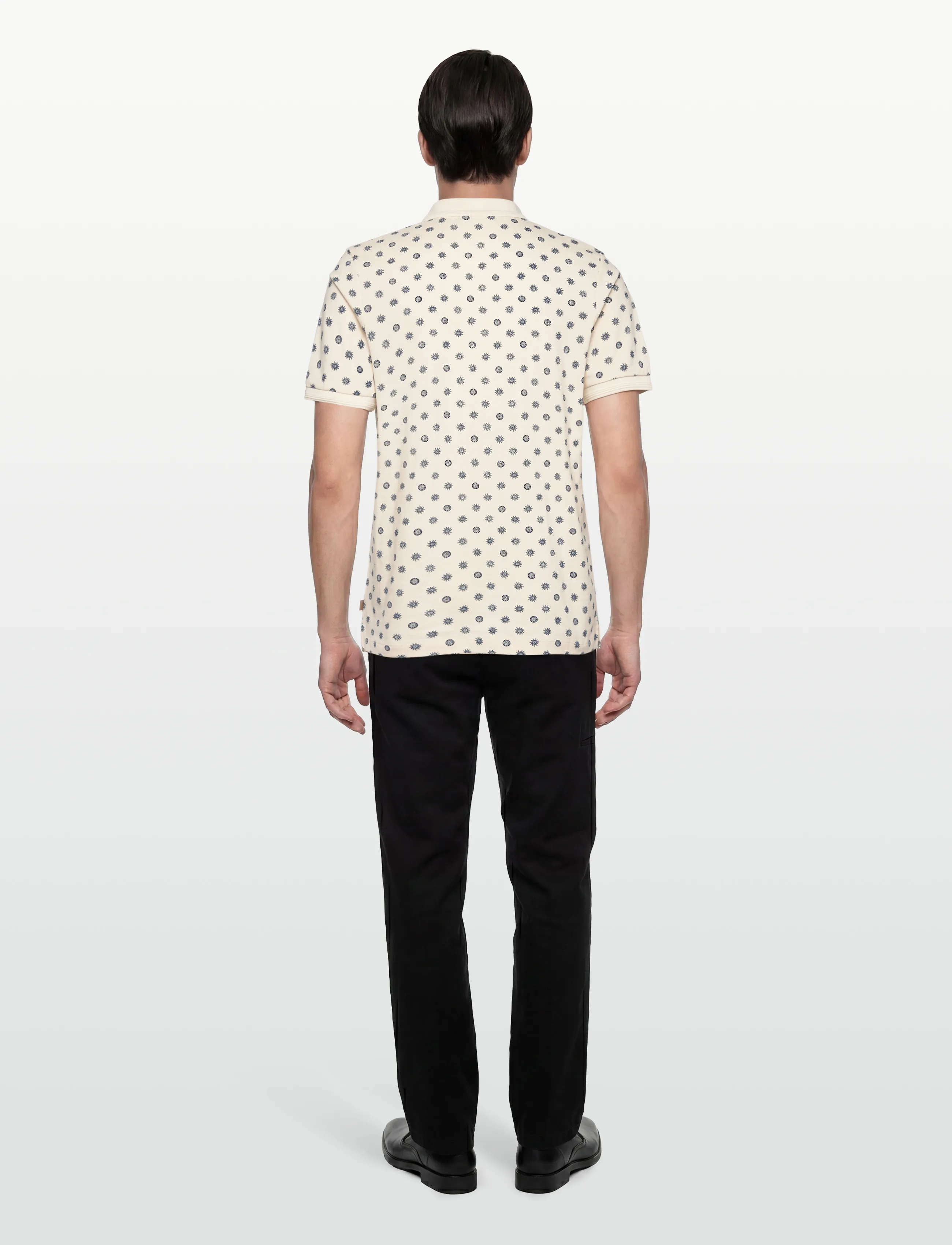 SCOTCH & SODA Microprinted Regularfit Polo pikéer herr – bild 3