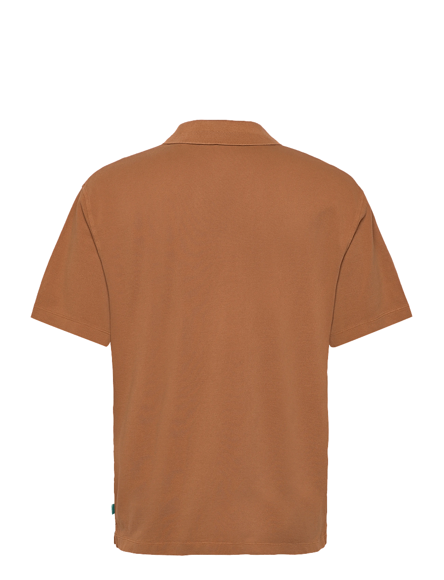 Scotch & Soda - 3 Crosses Pique Relaxedfit Garmentdyed Polo - kortærmede poloer - cathay spice - 2