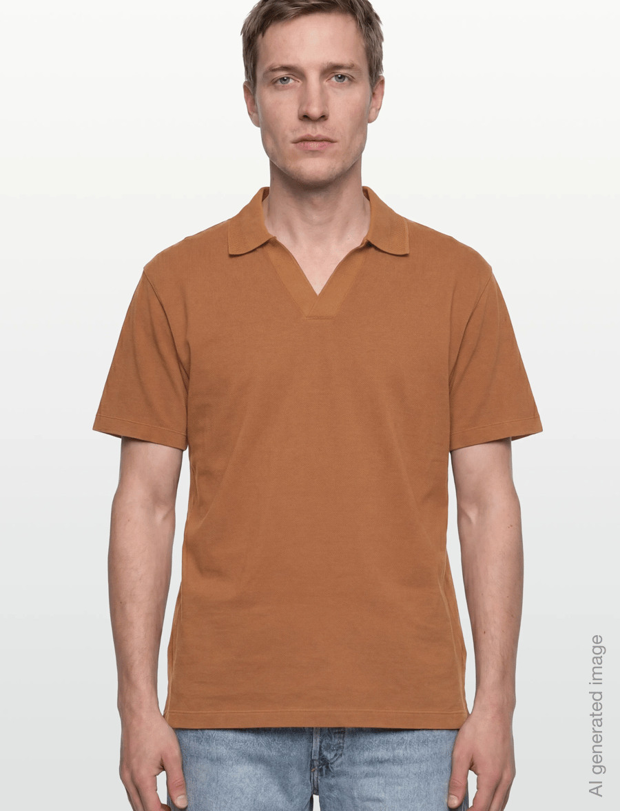 Scotch & Soda - 3 Crosses Pique Relaxedfit Garmentdyed Polo - kortærmede poloer - cathay spice - 3
