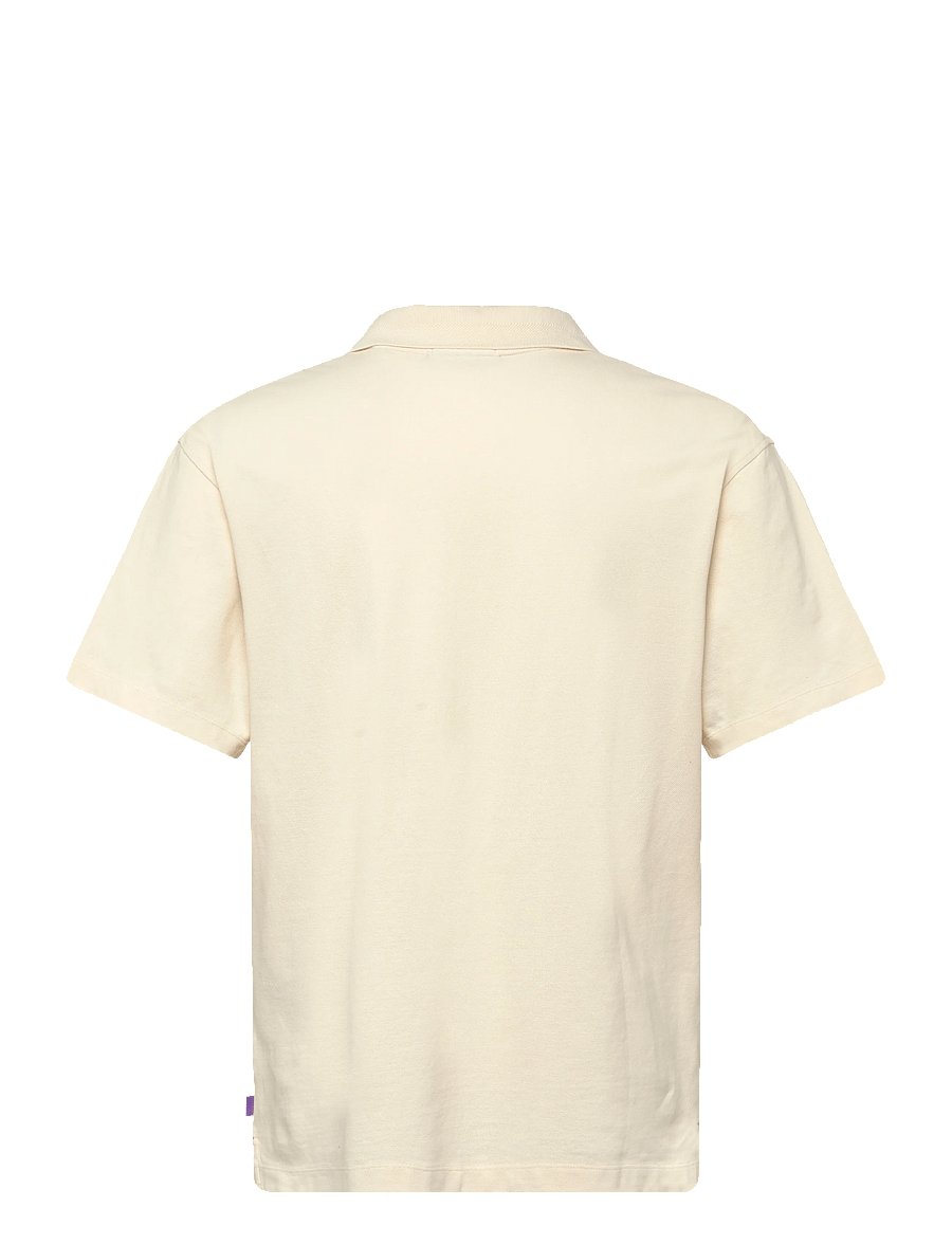 Scotch & Soda - 3 Crosses Pique Relaxedfit Garmentdyed Polo - kortærmede poloer - eggnog - 2