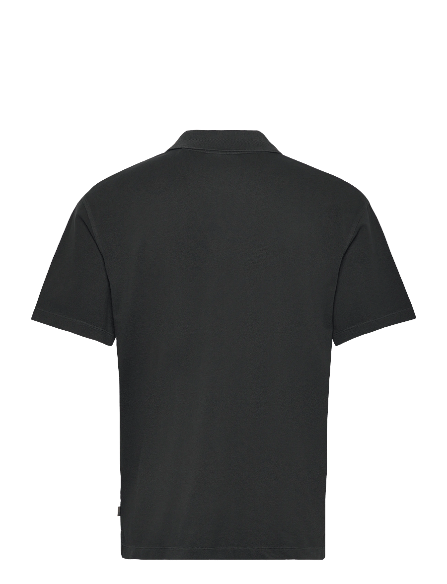 Scotch & Soda - 3 Crosses Pique Relaxedfit Garmentdyed Polo - short-sleeved polos - meteorite - 2
