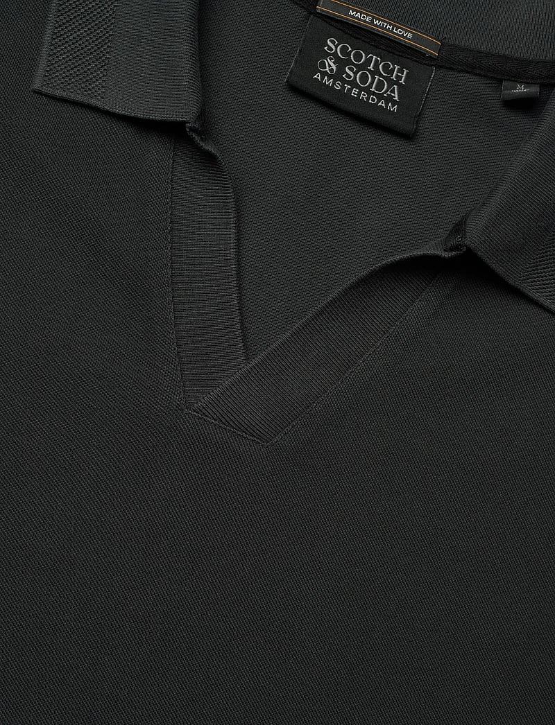 Scotch & Soda - 3 Crosses Pique Relaxedfit Garmentdyed Polo - kortærmede poloer - meteorite - 2