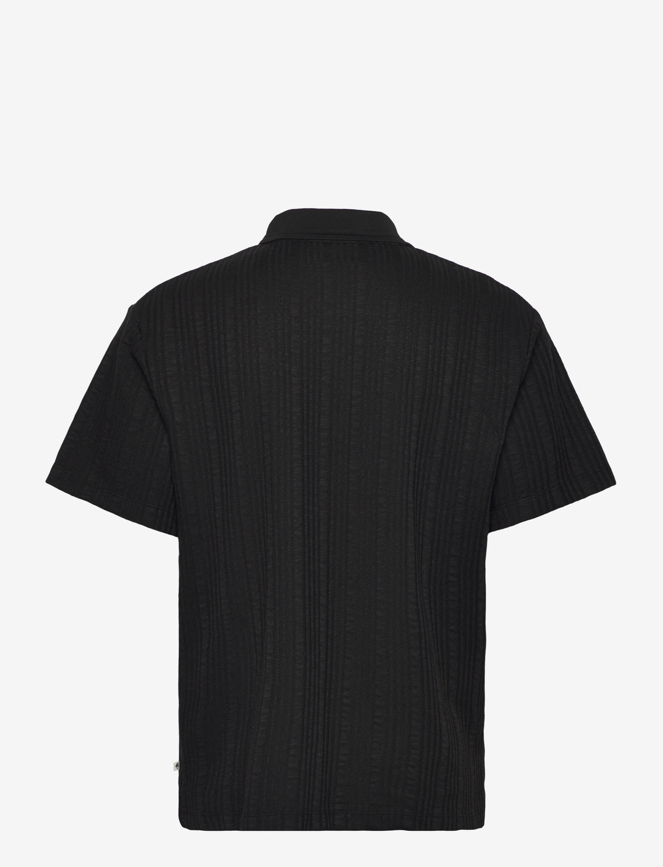 Scotch & Soda - Structured Ribbed Relaxedfit Polo - polostrik - meteorite - 2