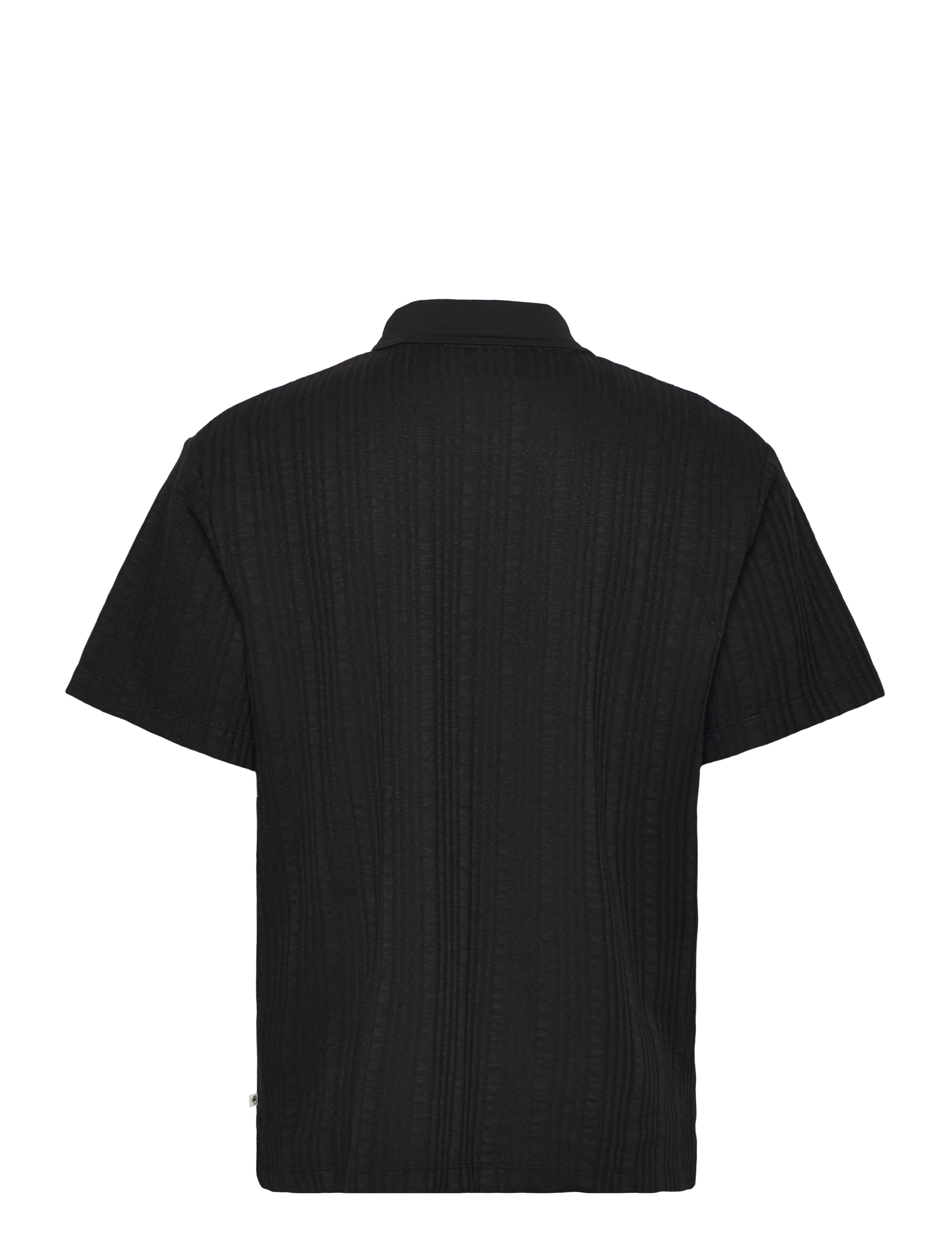 Scotch & Soda - Structured Ribbed Relaxedfit Polo - kootud polosärgid - meteorite - 2