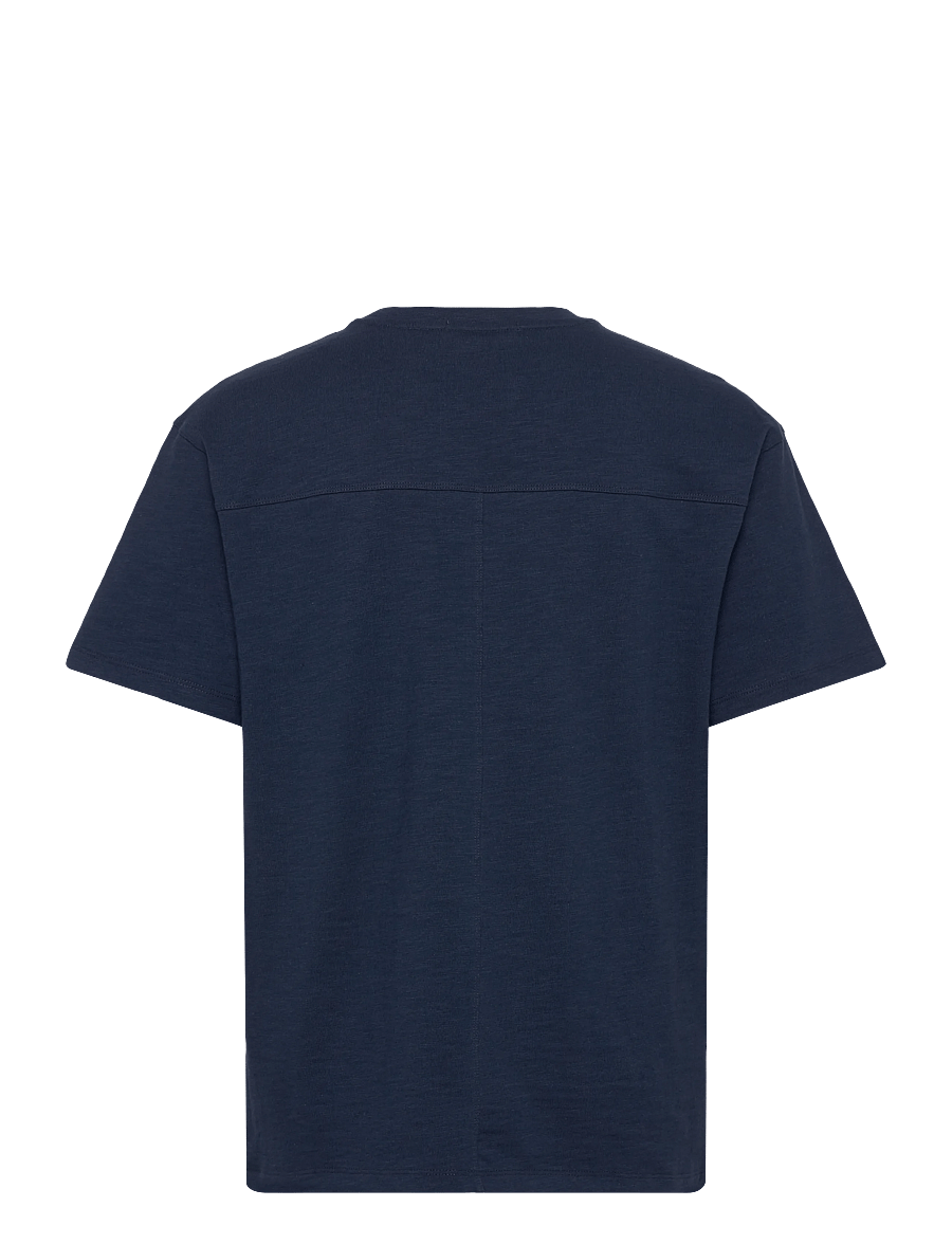 Scotch & Soda - Slubyarn Chest Pocket Artwork Relaxedfit Tshirt - short-sleeved t-shirts - pageant blue - 2