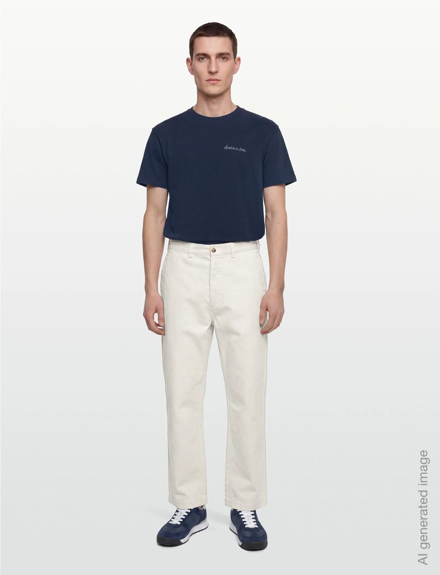 Scotch & Soda - Slubyarn Chest Pocket Artwork Relaxedfit Tshirt - short-sleeved t-shirts - pageant blue - 0
