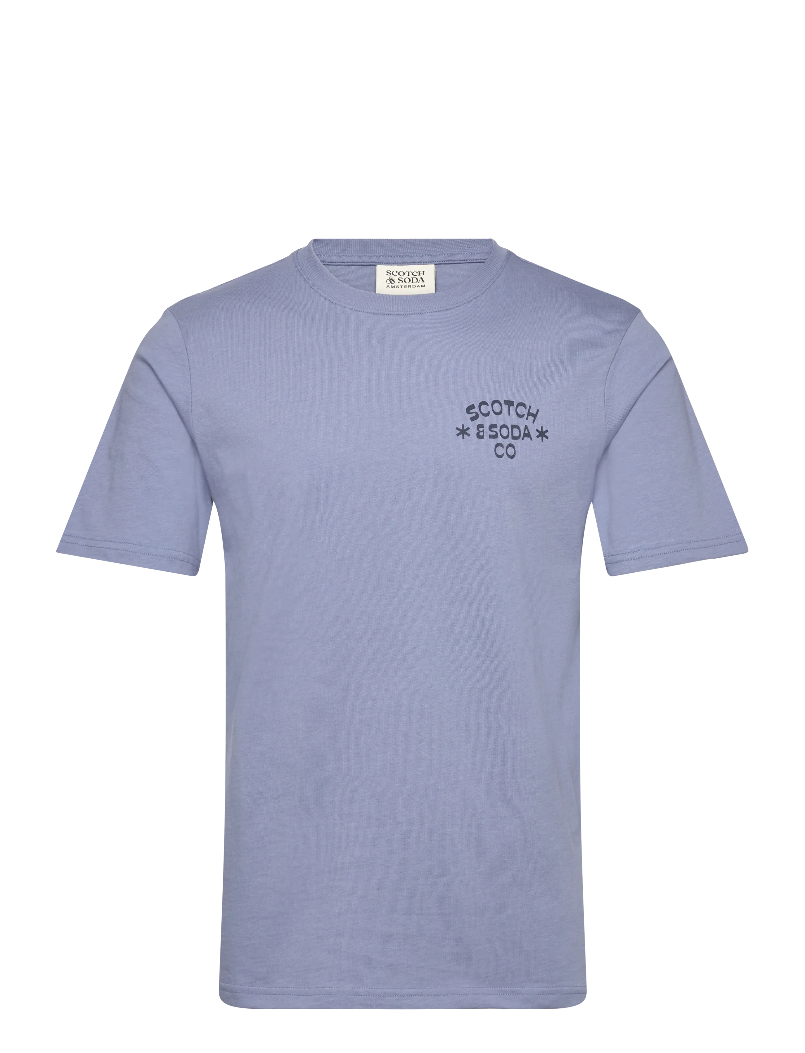 SCOTCH & SODA Left Chest Artwork Regularfit Tshirt Blau - XXL - Herren