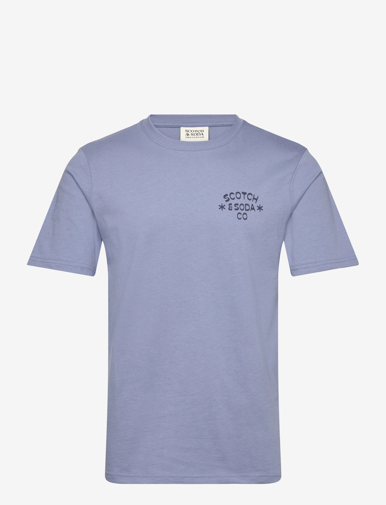 Scotch & Soda - Left Chest Artwork Regularfit Tshirt - kurzärmelig - infinity - 0