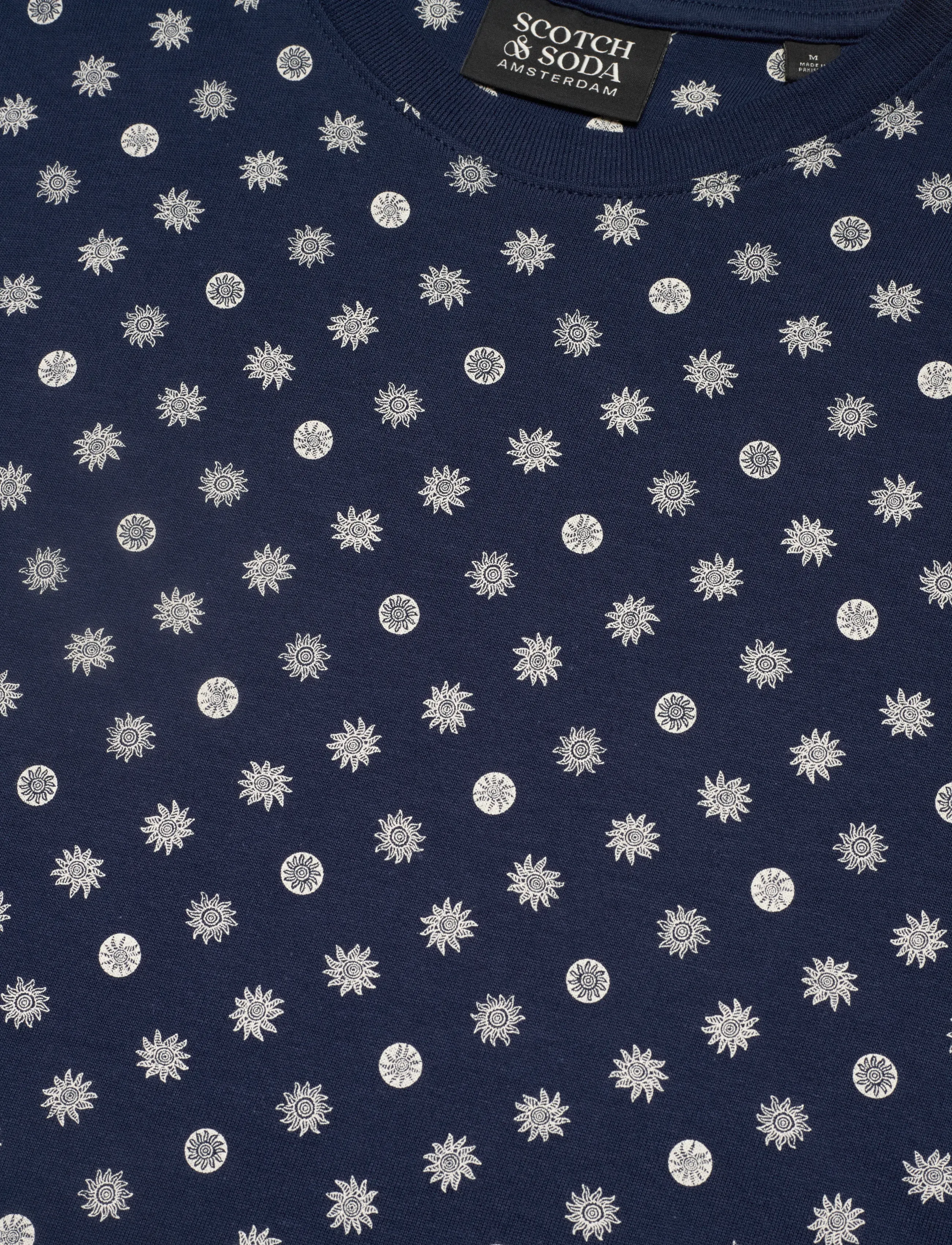 Scotch & Soda - Microprinted Regularfit Tshirt - madalaimad hinnad - foulard dress blues - 5