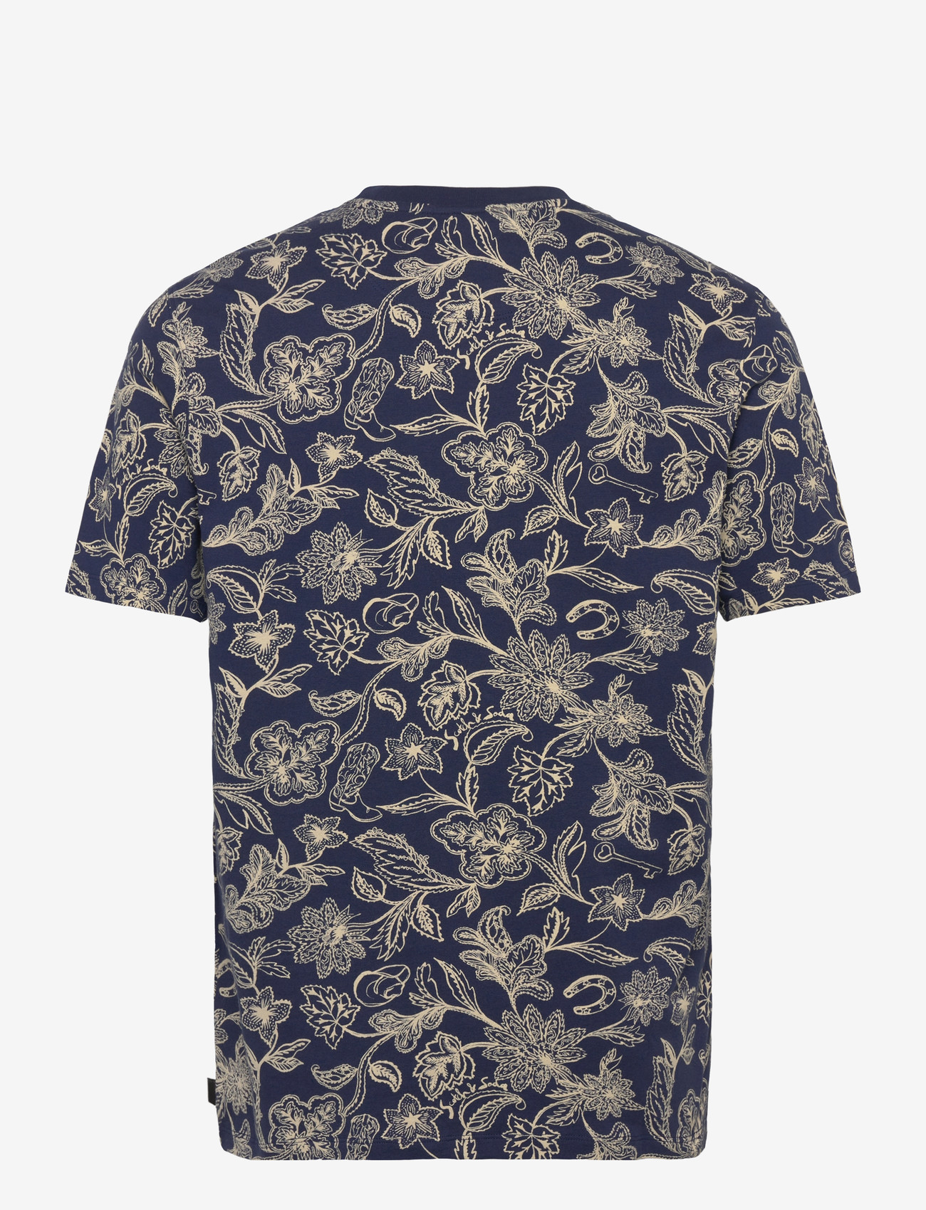 Scotch & Soda - Printed Regularfit Tshirt - kortärmade t-shirts - lucky bandana dress blues - 1