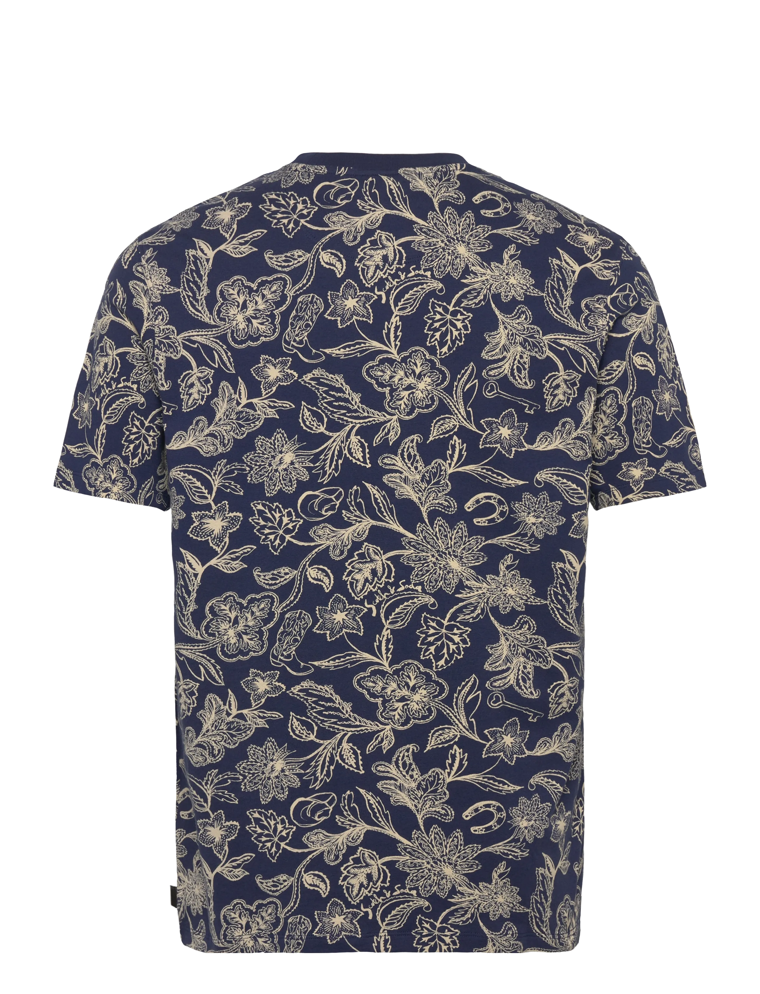 Scotch & Soda - Printed Regularfit Tshirt - lyhythihaiset - lucky bandana dress blues - 2
