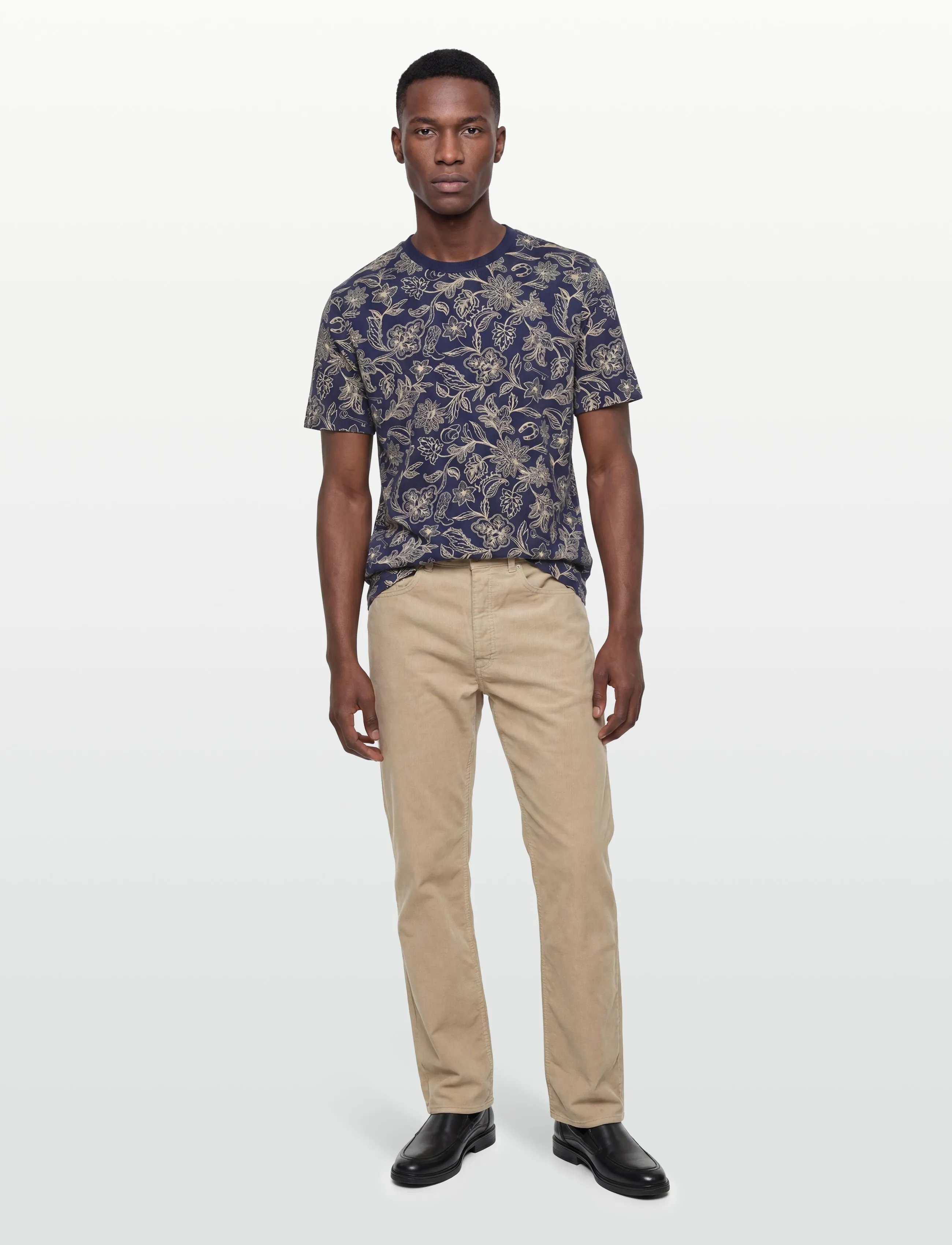 Scotch & Soda Printed Regularfit Tshirt - Scotch & Soda - LUCKY BANDANA DRESS BLUES / navy