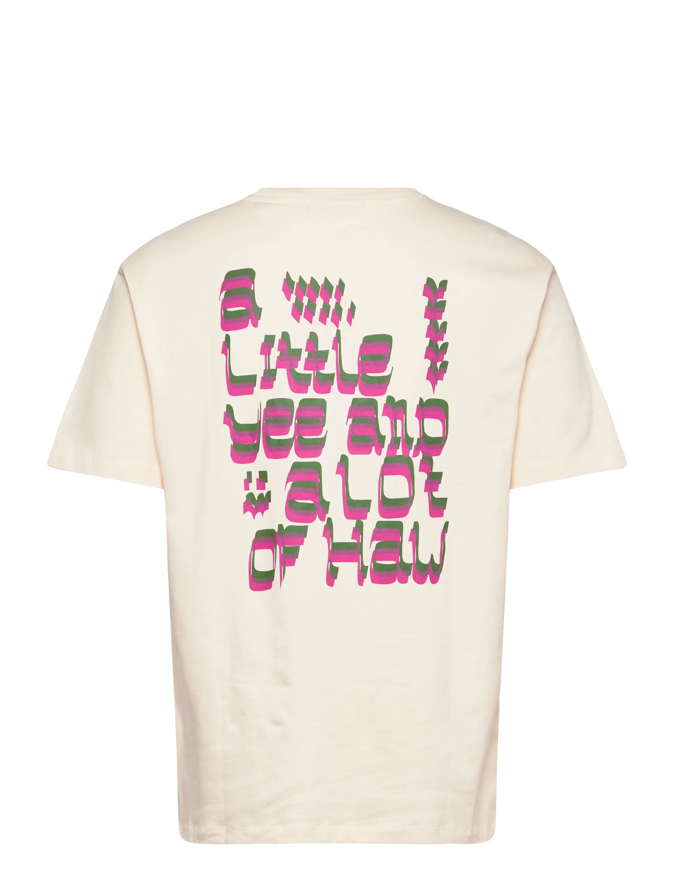 Scotch & Soda - Front And Back Artwork Relaxedfit Tshirt - kortärmade t-shirts - eggnog - 2