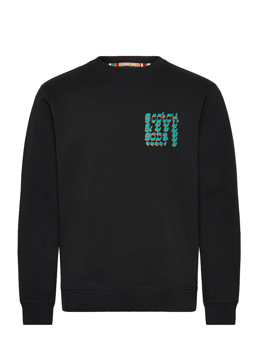 Scotch & Soda - Front And Back Artwork Regularfit Sweatshirt - sweatshirts - meteorite - 1