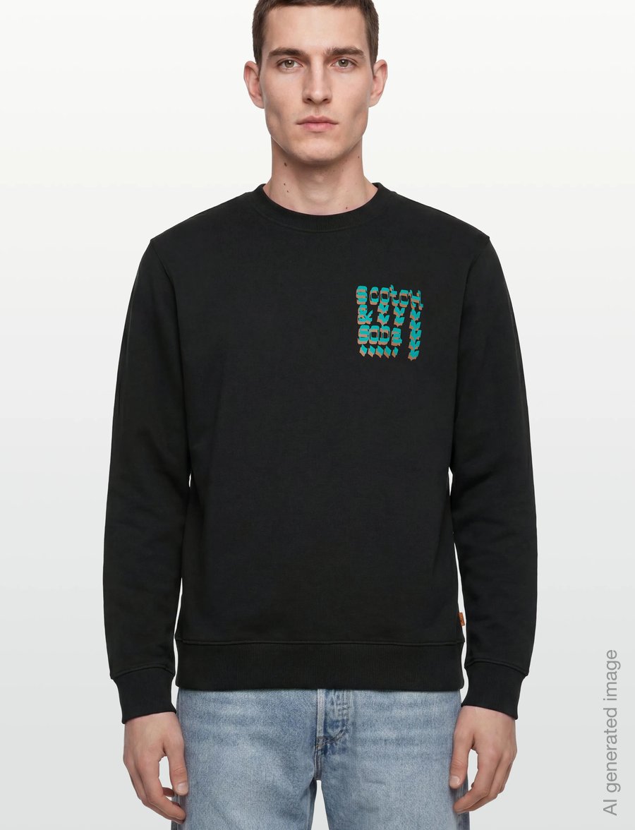 Scotch & Soda - Front And Back Artwork Regularfit Sweatshirt - sweatshirts - meteorite - 3