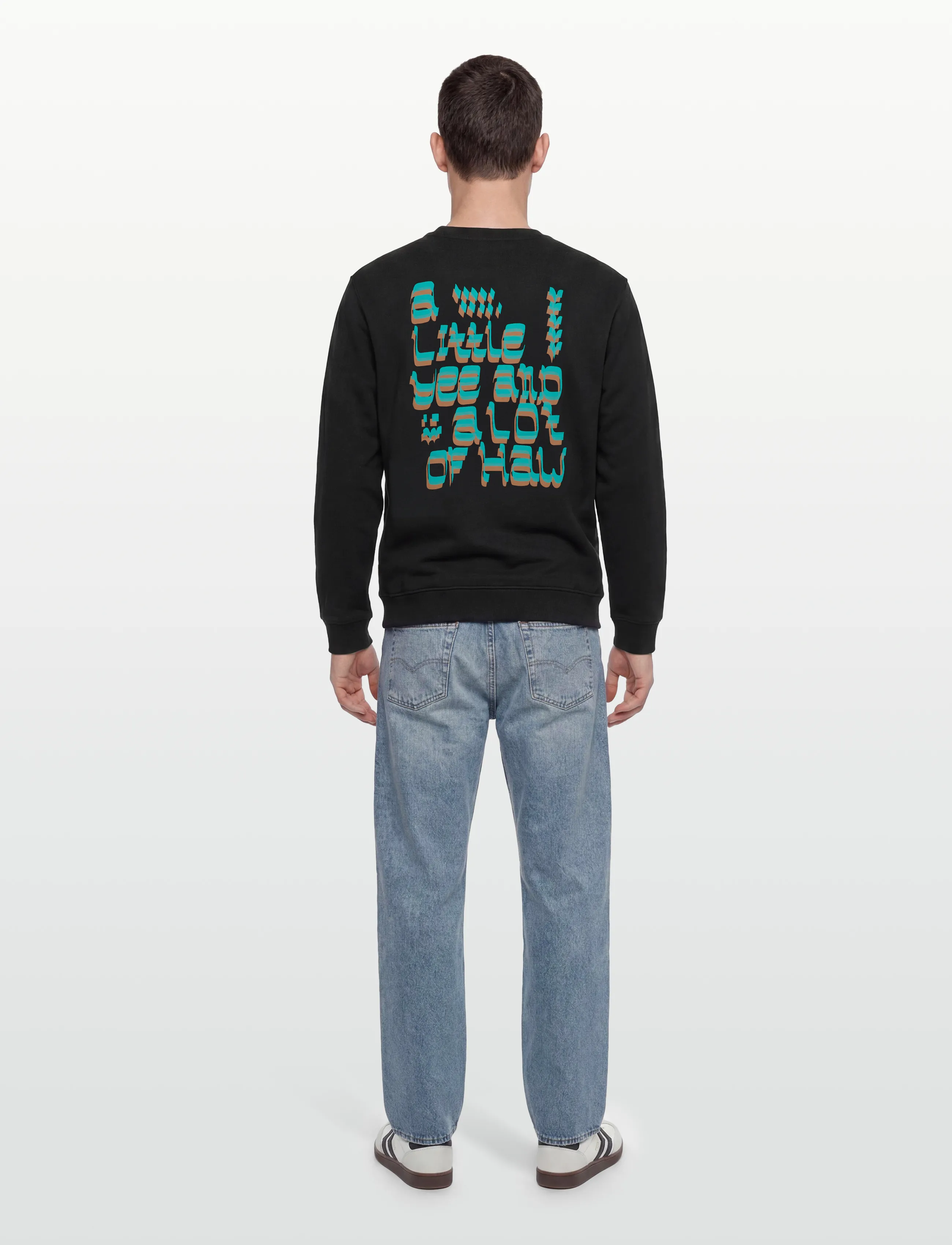 Scotch & Soda - Front And Back Artwork Regularfit Sweatshirt - dressipluusid - meteorite - 4