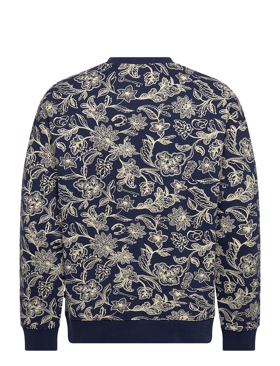 Scotch & Soda - Printed Relaxedfit Sweatshirt - sweatshirts - lucky bandana dress blues - 2