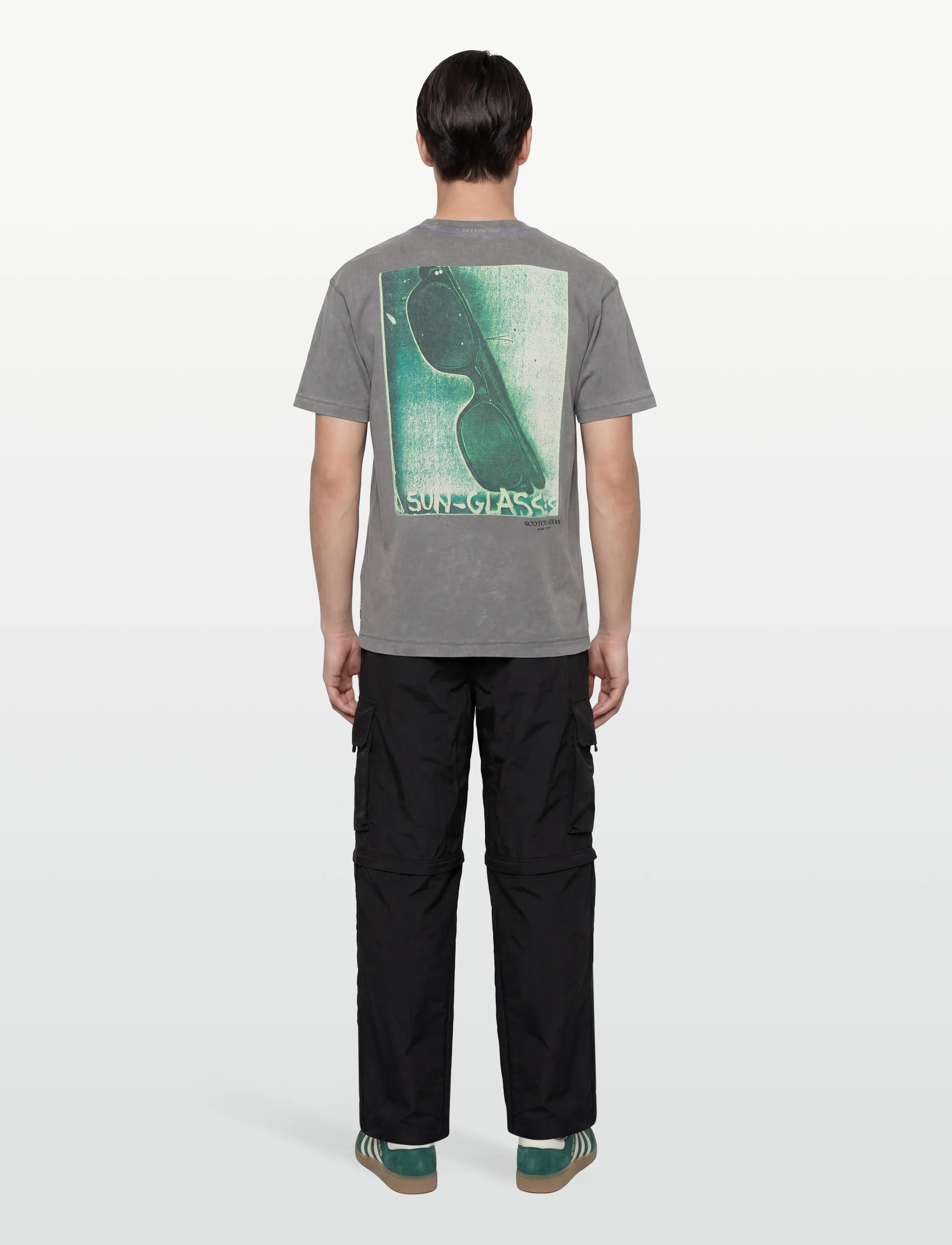 SCOTCH & SODA Basquiat Front And Back Artwork Relaxedfit Tshirt t-shirts med tryck herr – bild 3
