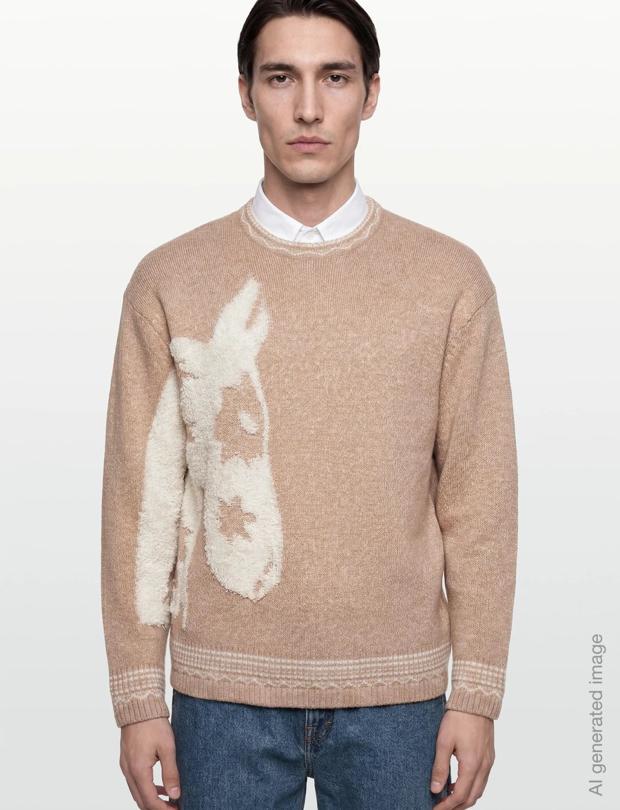 Scotch & Soda - Loosefit Jacquard Pullover - rundhals - amphora - 3