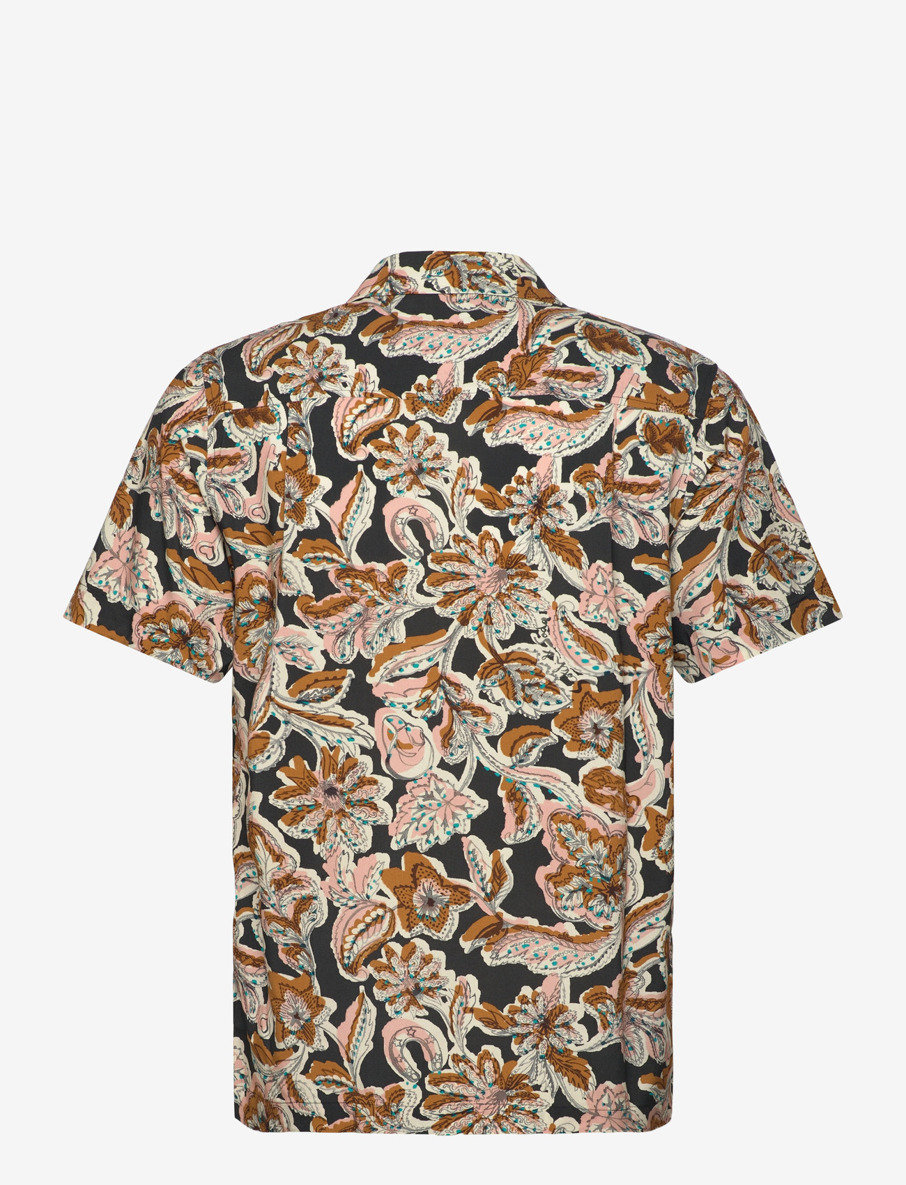 Scotch & Soda - Printed Viscose Regularfit Shortsleeved Shirt - mønstrede skjorter - lucky bandana multi - 1