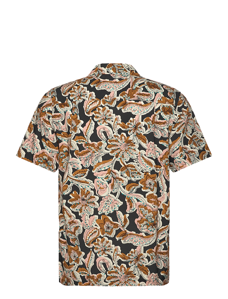 Scotch & Soda - Printed Viscose Regularfit Shortsleeved Shirt - mønstrede skjorter - lucky bandana multi - 1