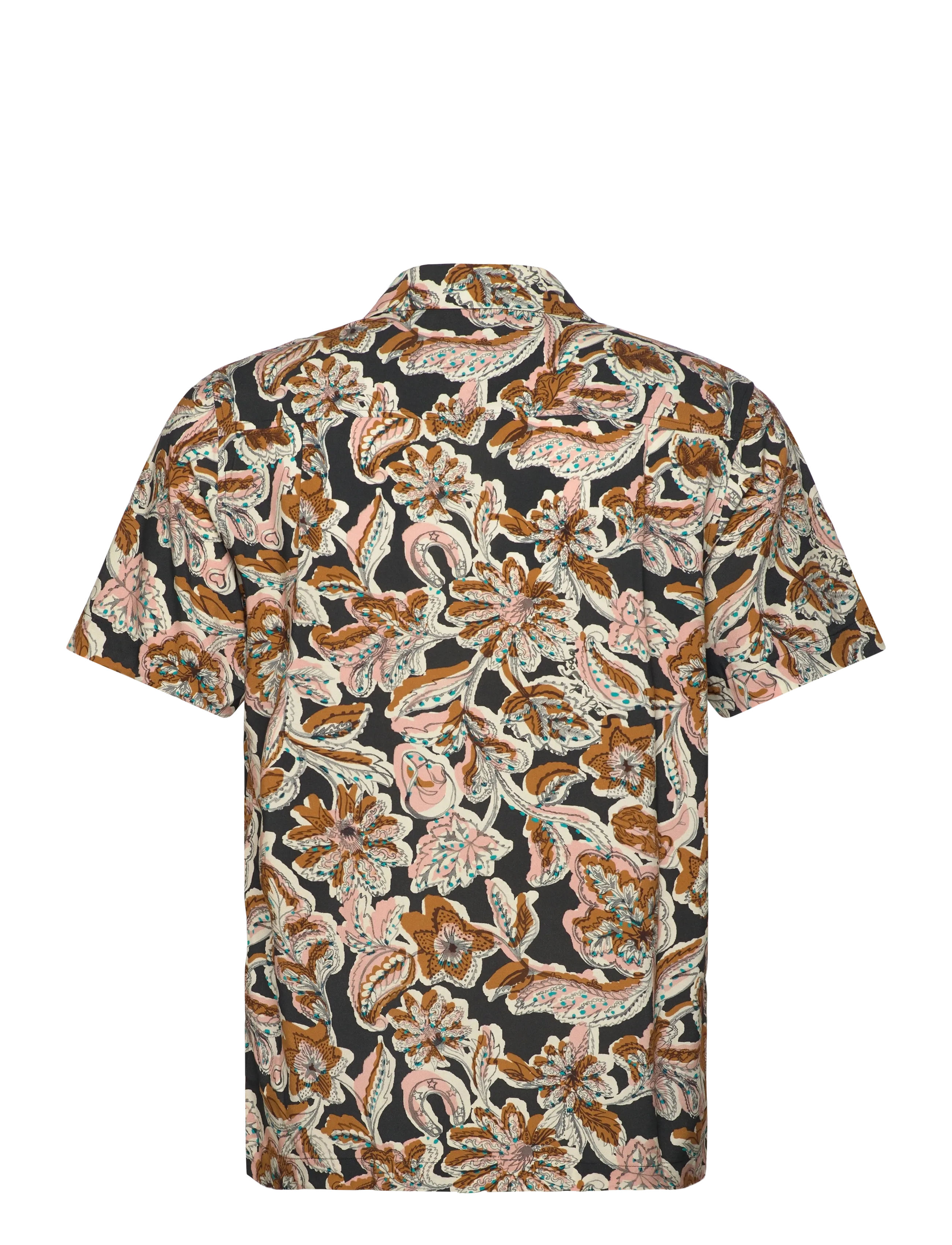 Scotch & Soda - Printed Viscose Regularfit Shortsleeved Shirt - mønstrede skjorter - lucky bandana multi - 2