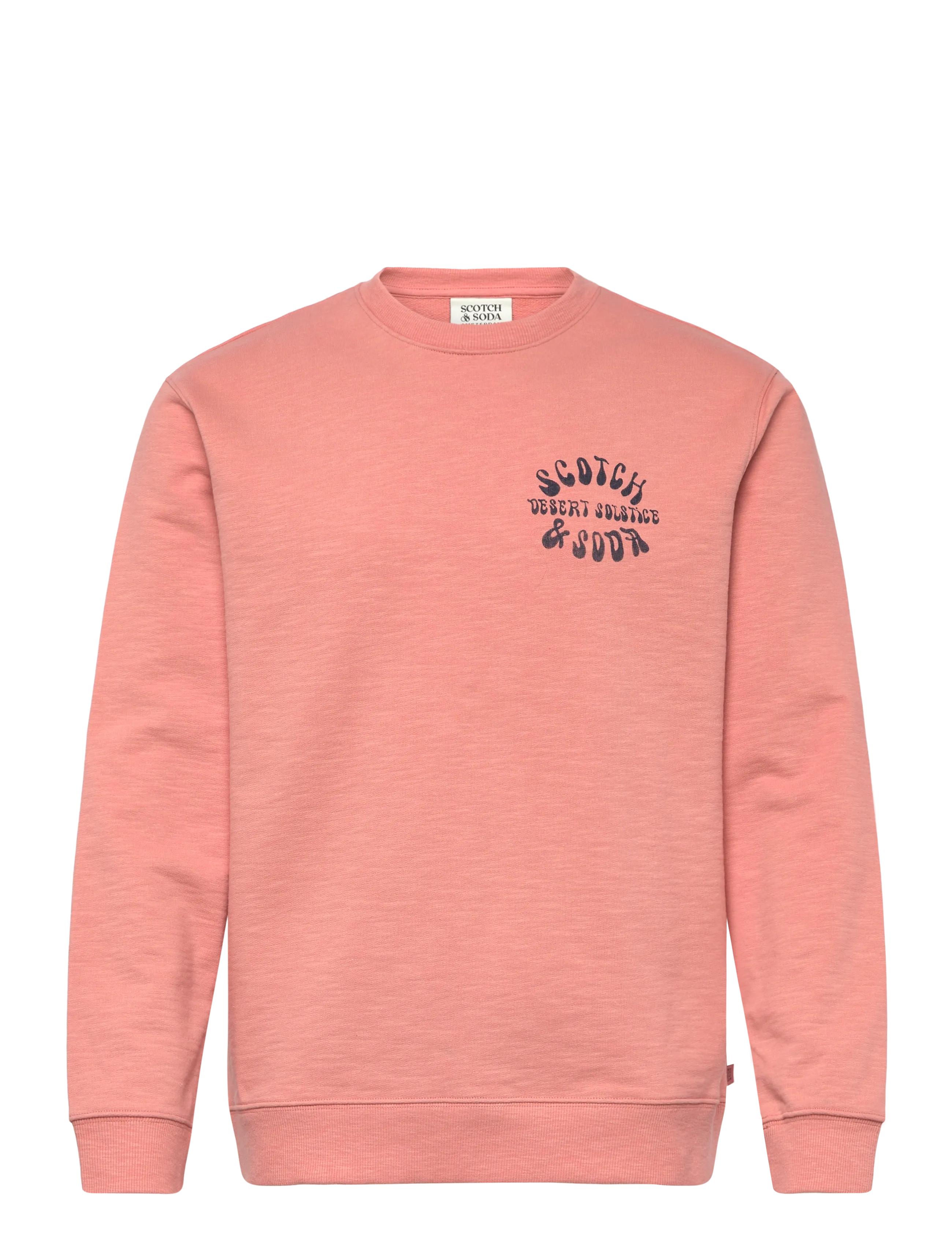 Scotch & Soda Left Chest Logo Regularfit Sweatshirt - Voir tout - CANYON CLAY / coral