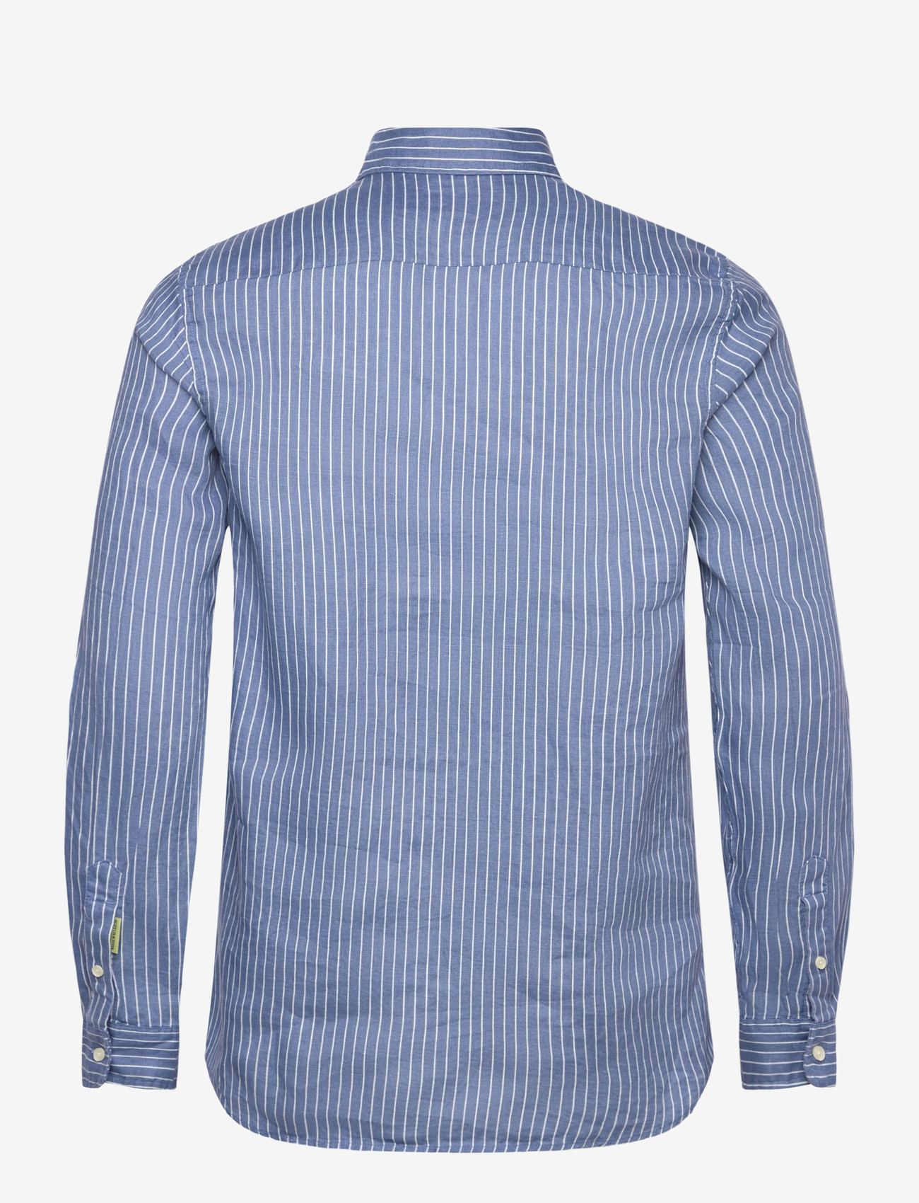Scotch & Soda - Linen Striped Regularfit Shirt - stribede skjorter - infinity white stripe - 1